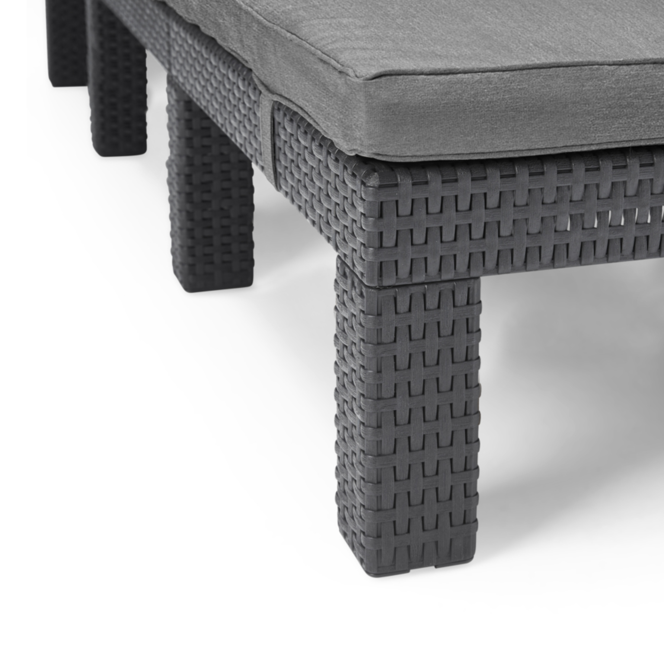 Sdraio con cuscino "Day" da esterno cm 195x65 22h