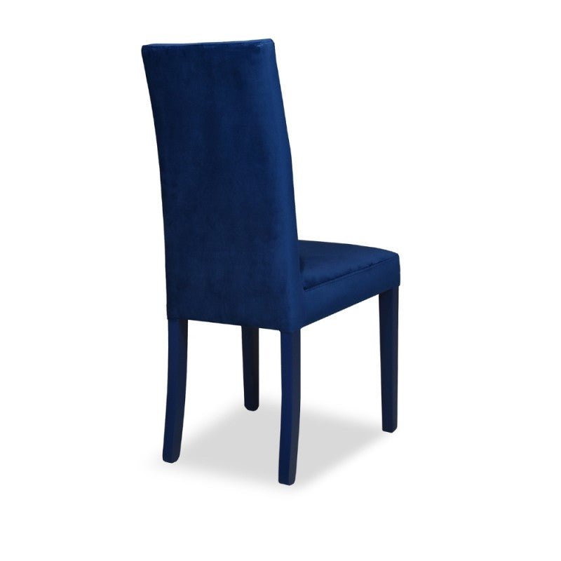 Set di sedie da pranzo "Montecarlo" imbottite in velluto con 3 bottoni cm 47x46 101h - MondoViro