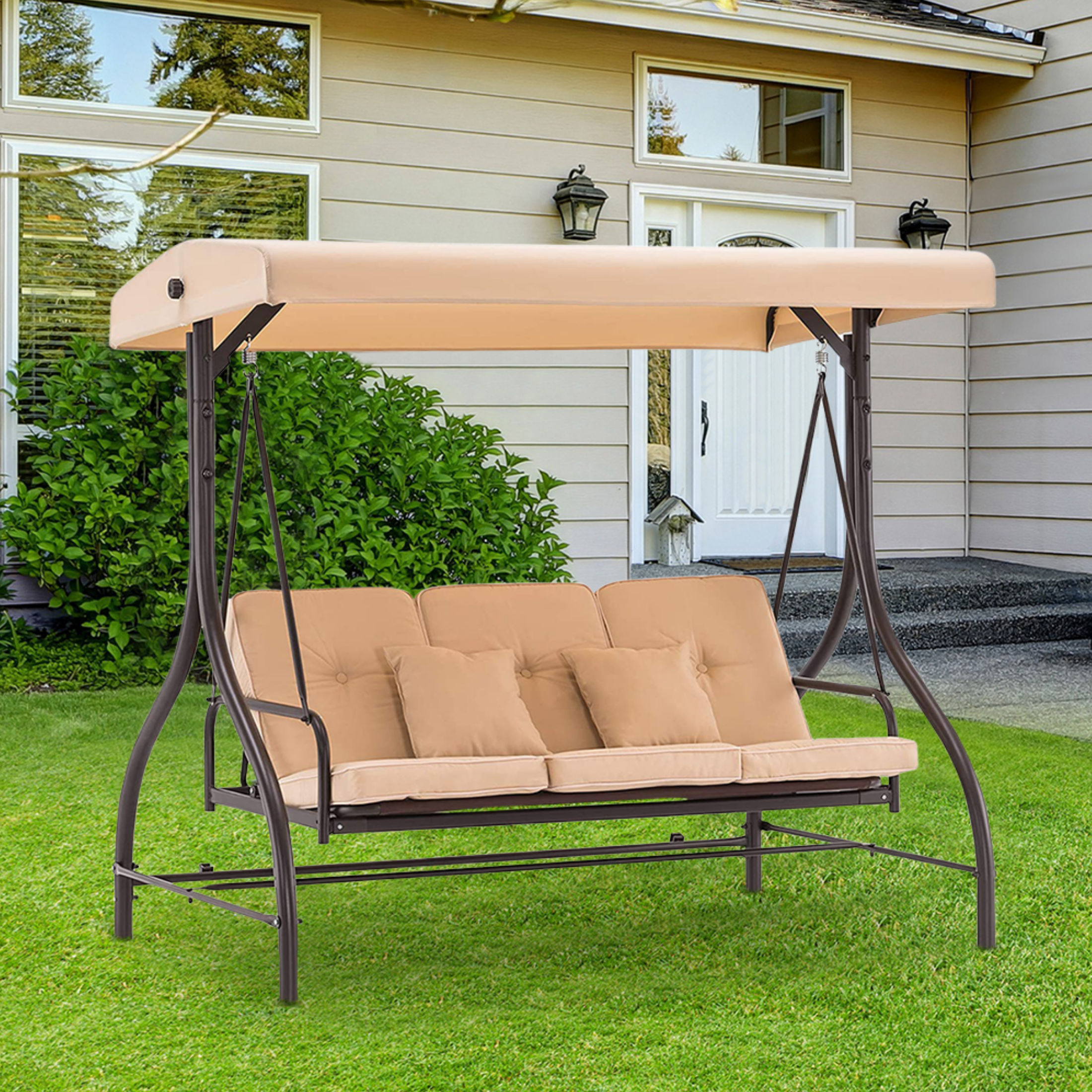 Dondolo "Kathay" recrinabile a letto cm 194x125 174 h