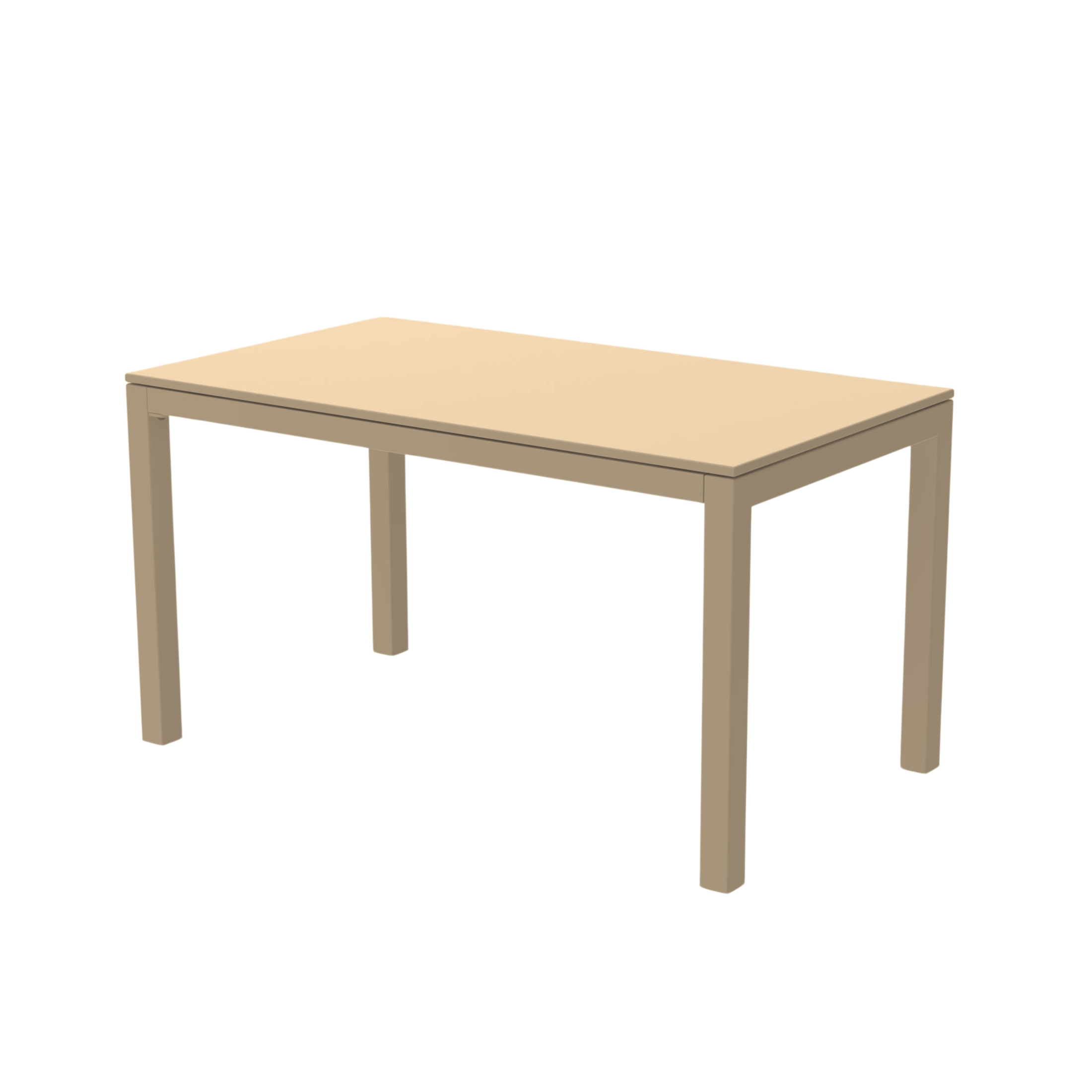 Tavolo allungabile in metallo verniciato "Extia" da giardino moderno