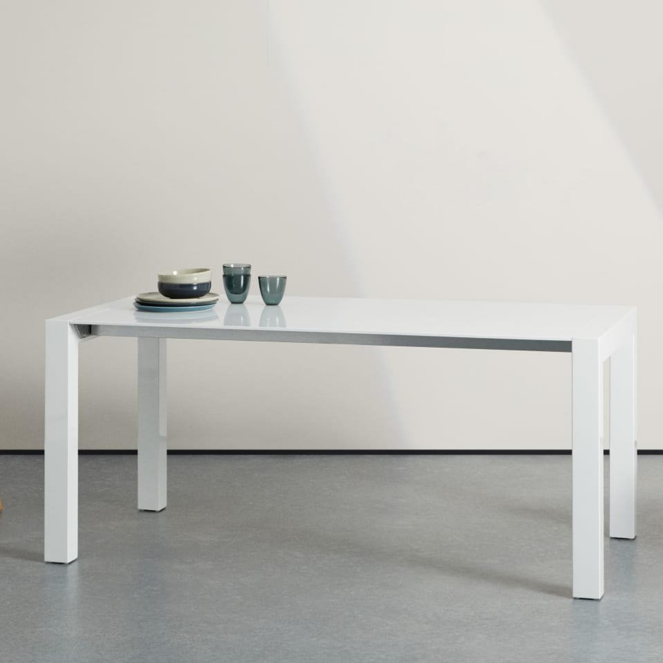 Tavolo allungabile in legno da pranzo "Snooker" 12 posti cm 174/264x90 76h