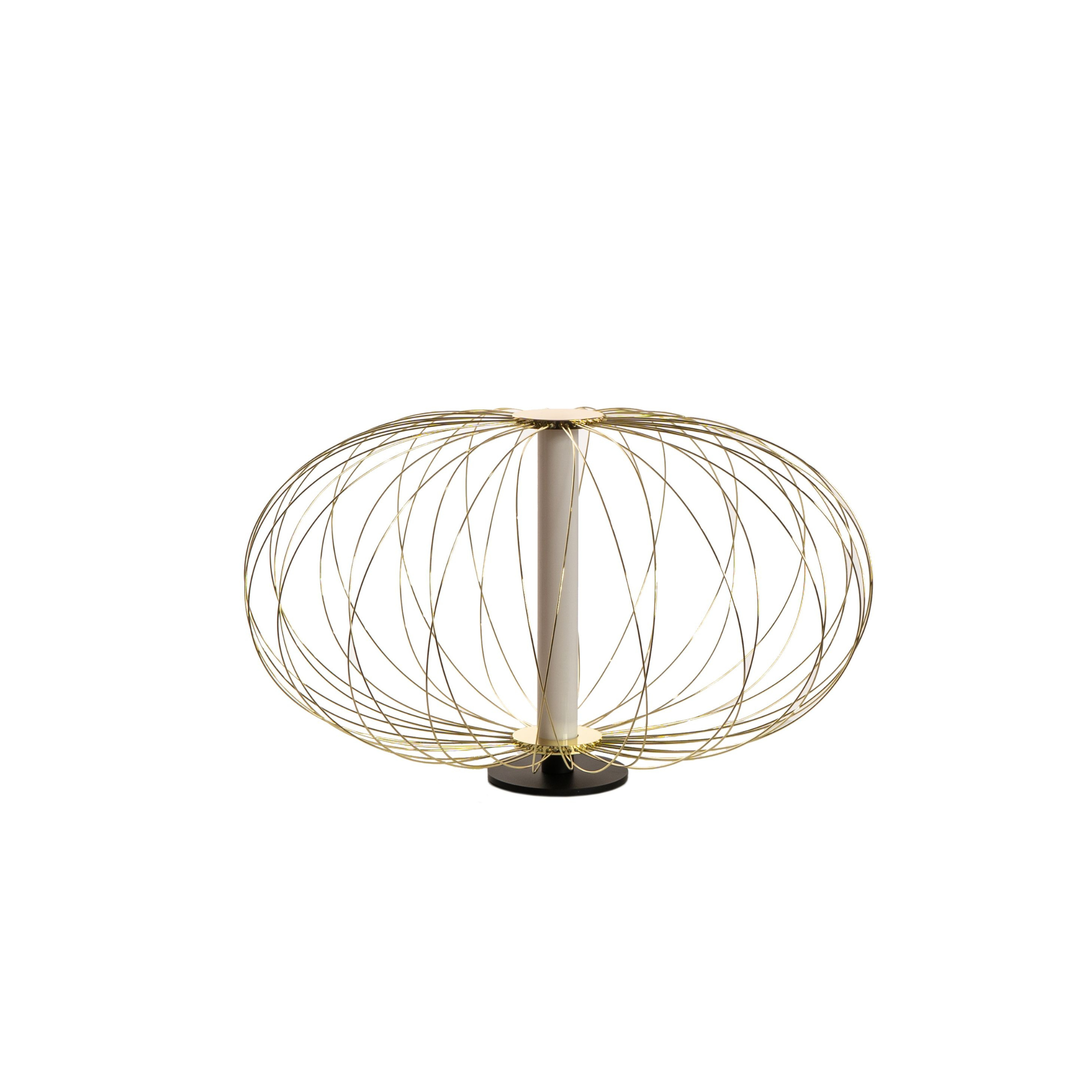 Lampada LED con paralume in acciaio "Jaula" da terra tavolo e sospesa