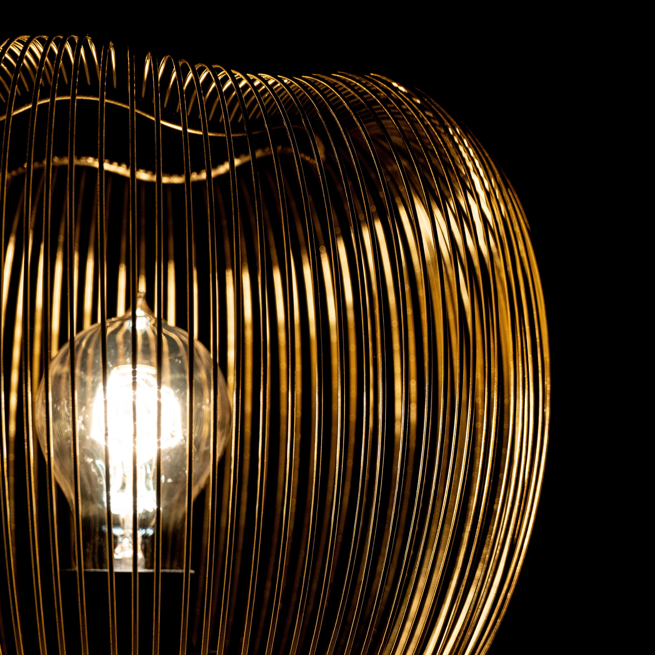 Lampada con paralume in metallo "Sirio" sospesa e da tavolo