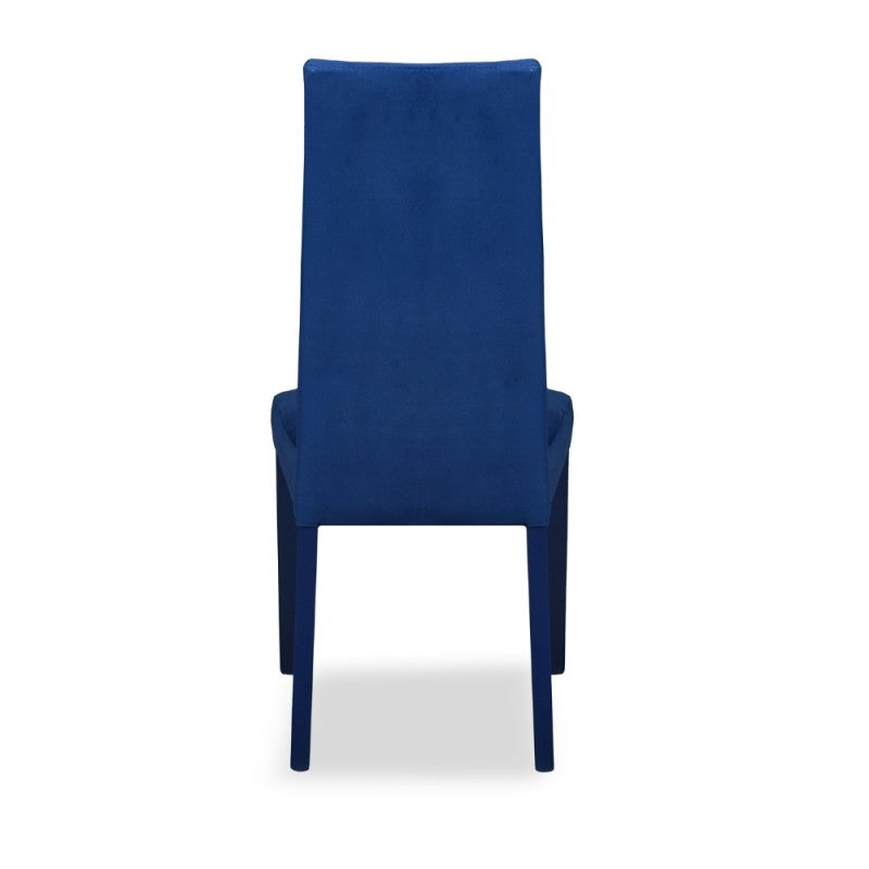 Set di sedie da pranzo "Montecarlo" imbottite in velluto con 3 bottoni cm 47x46 101h