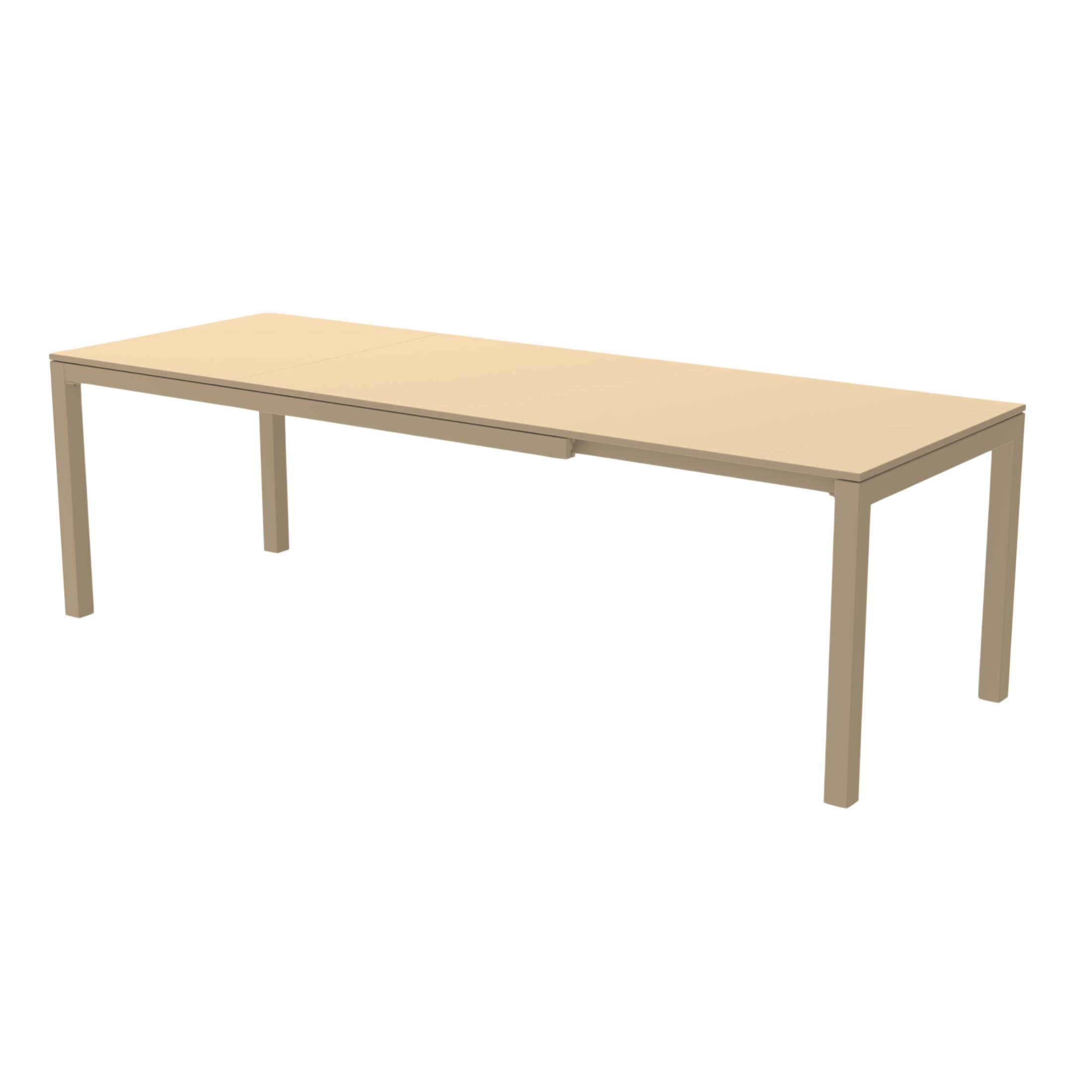 Tavolo allungabile in metallo verniciato "Extia" da giardino moderno