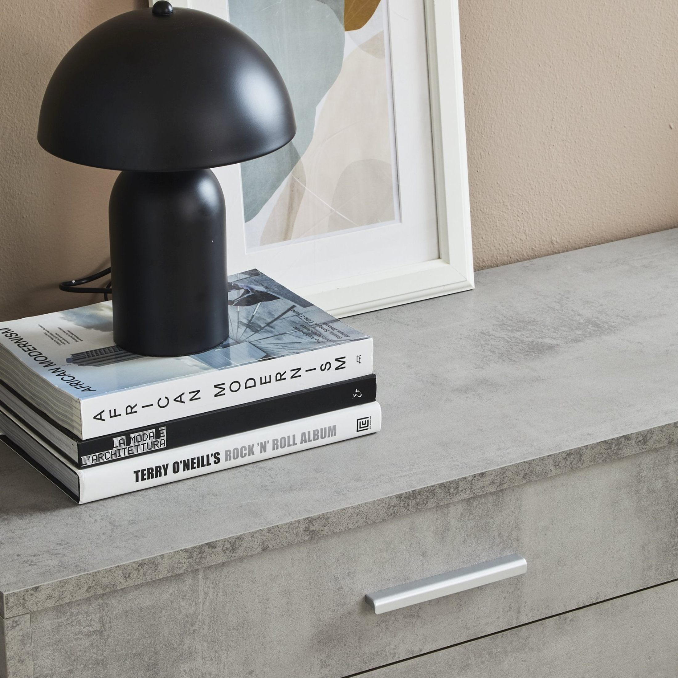 Mobile 4 cassetti in legno "Pedro" moderno da ingresso cm 179x47 50h