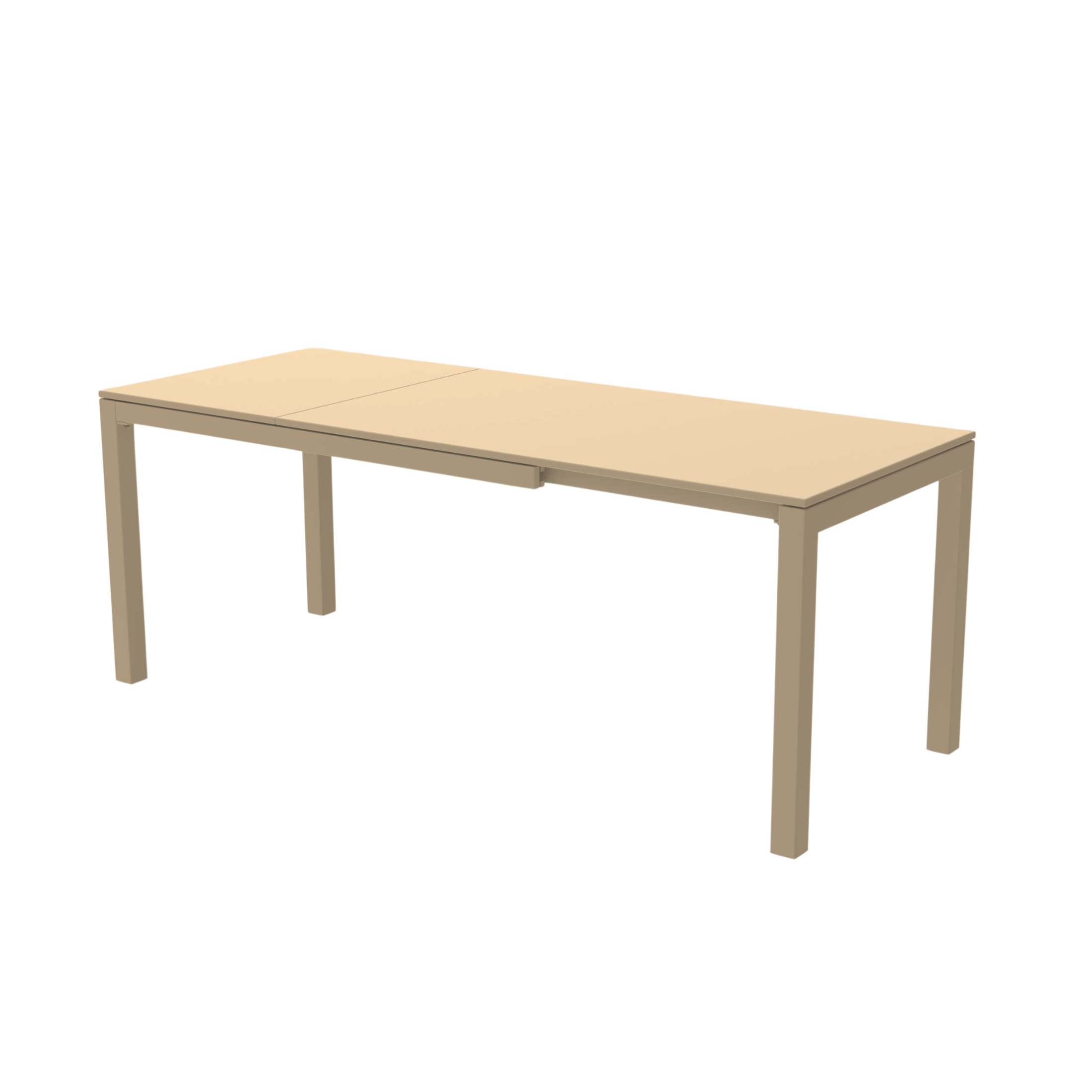 Tavolo allungabile in metallo verniciato "Extia" da giardino moderno