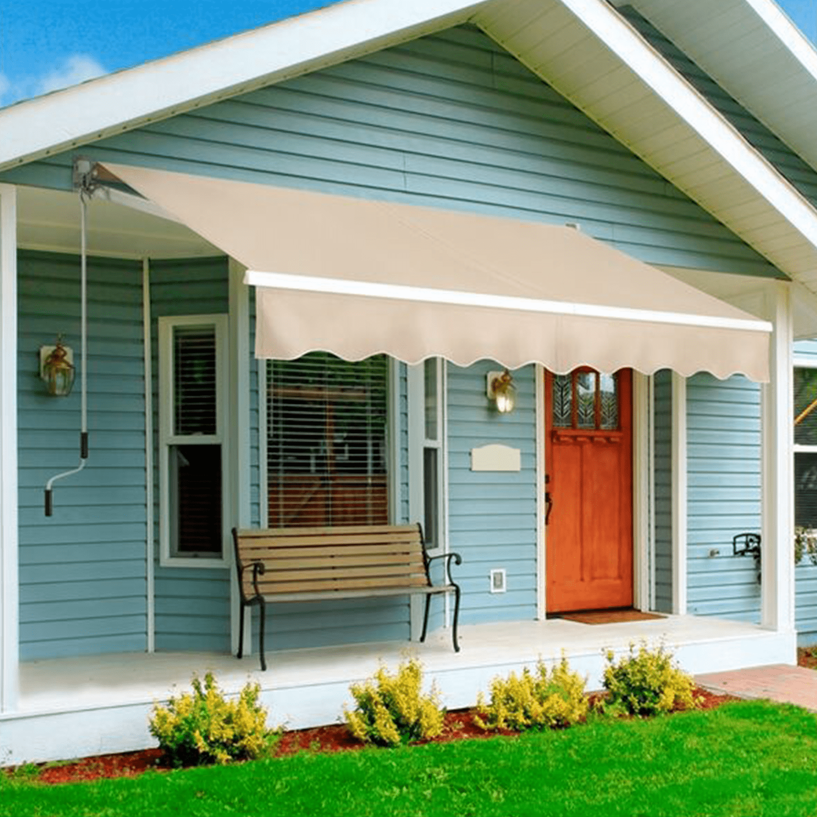 Tenda da sole con bracci estendibili da balcone cm 2,95x2 mt