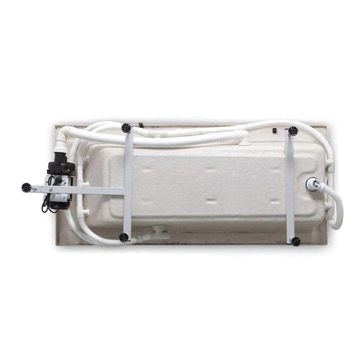 Vasca da bagno idromassaggio ad angolo "Agata" in acrilico cm 170x75 56h - MondoViro