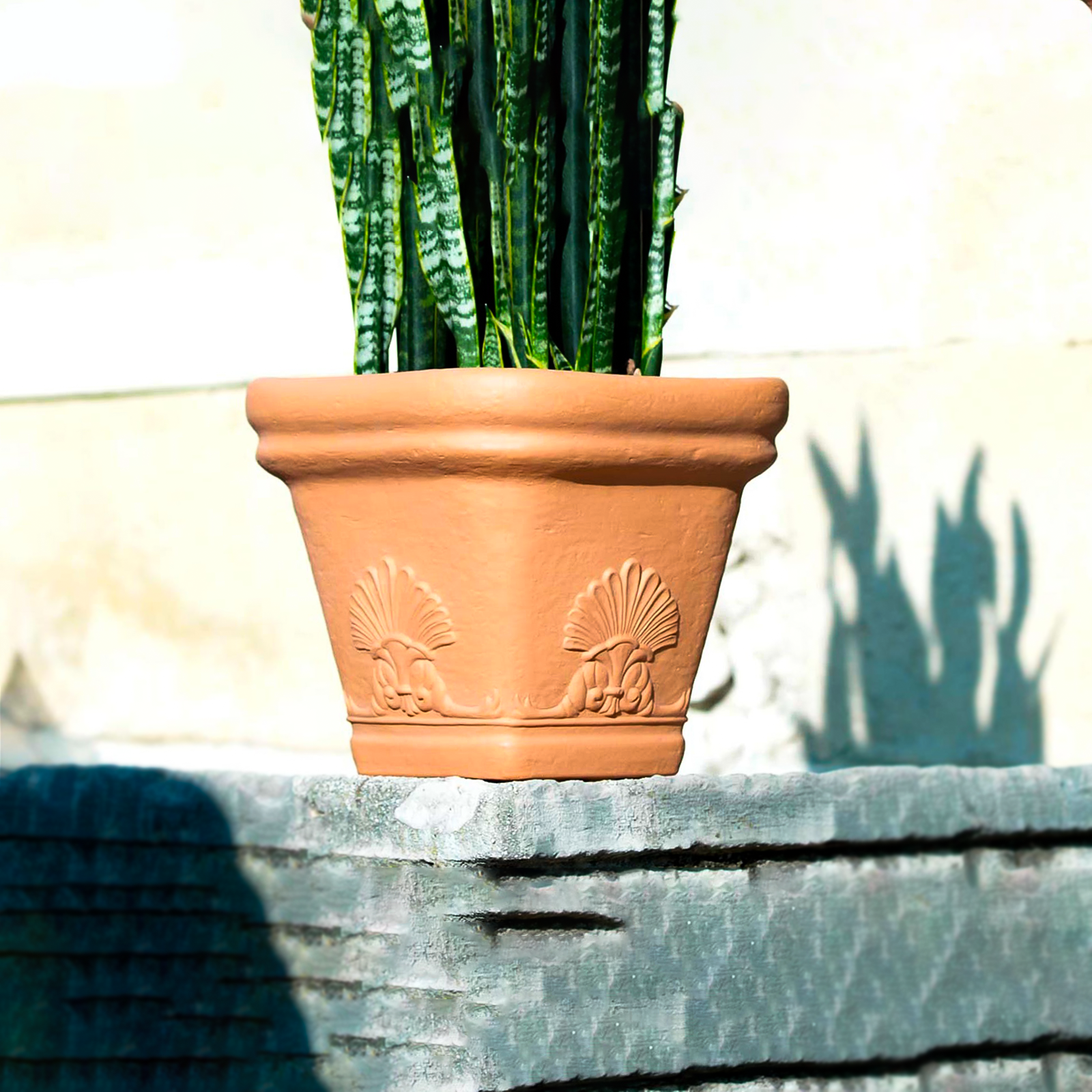 Sottovaso per fioriera in resina Flora impruneta per esterno