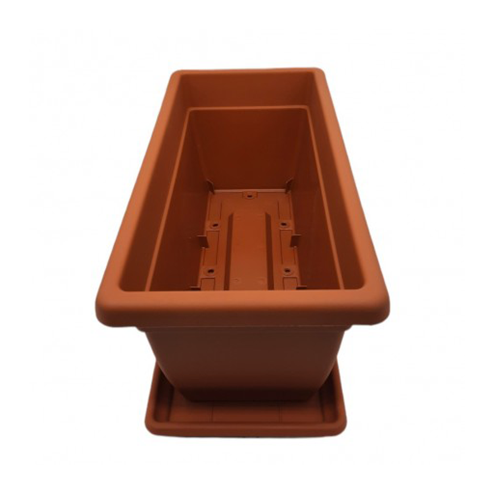 Vaso fioriera in plastica Giunone per esterno con sottovaso