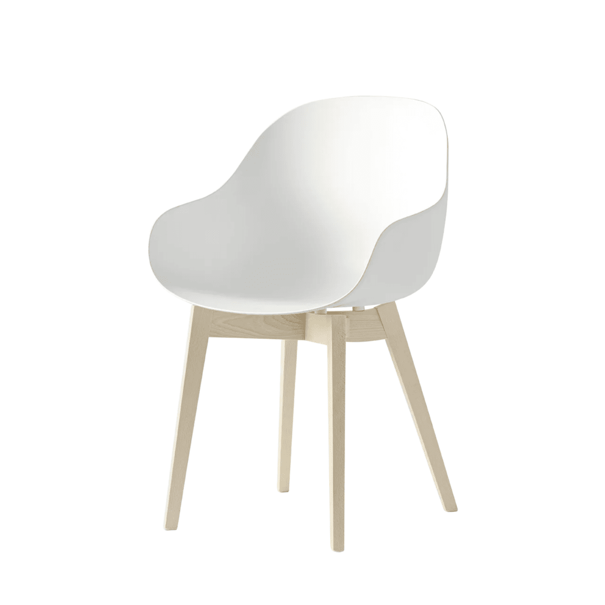 Set poltroncine moderne da soggiorno "Academy" in polipropilene cm 53x50 84h - MondoViro