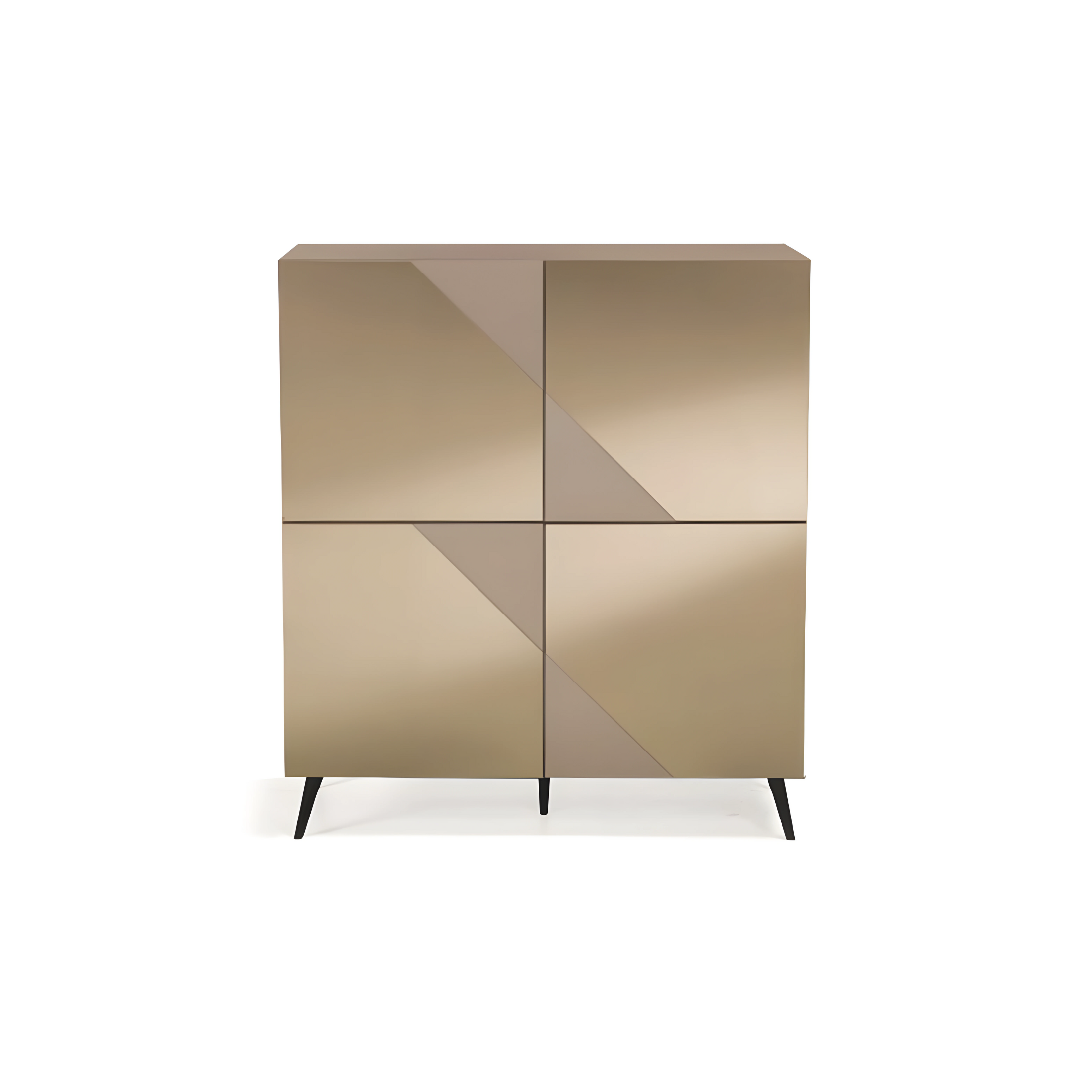 Madia 4 ante con specchio "Mirrors" già assemblata cm 120x50 h140