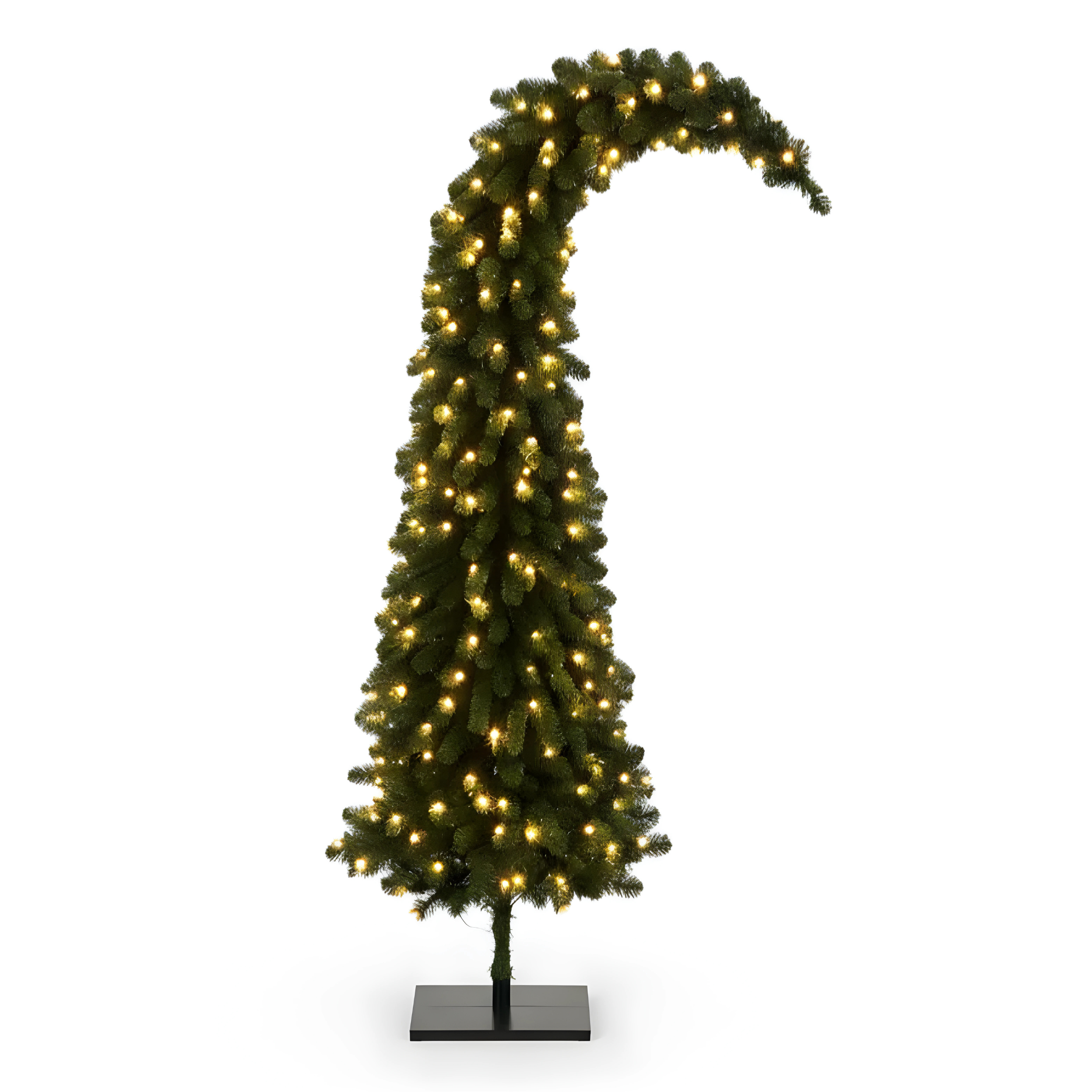 Albero di Natale "Grix" con Led integrati, in PVC di altissima qualità cm 210h