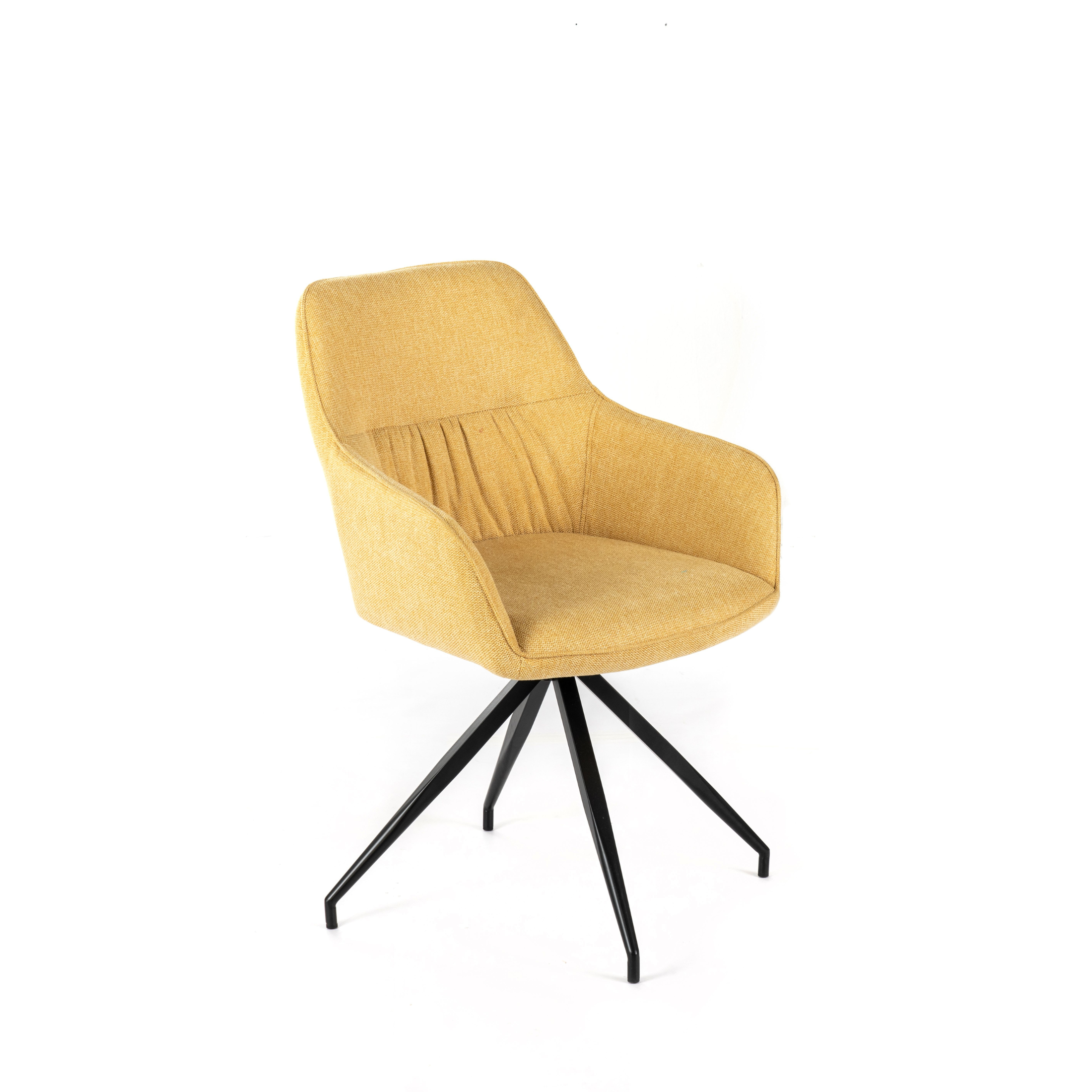 Set di sedie imbottite "Anemone" poltrone moderne da soggiorno in tessuto