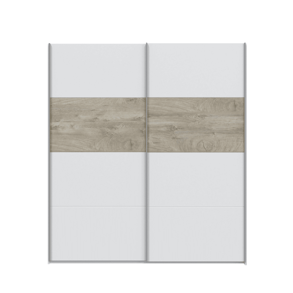 Armadio guardaroba a 2 ante scorrevoli "Kos" in legno cm 180x60 200h - MondoViro