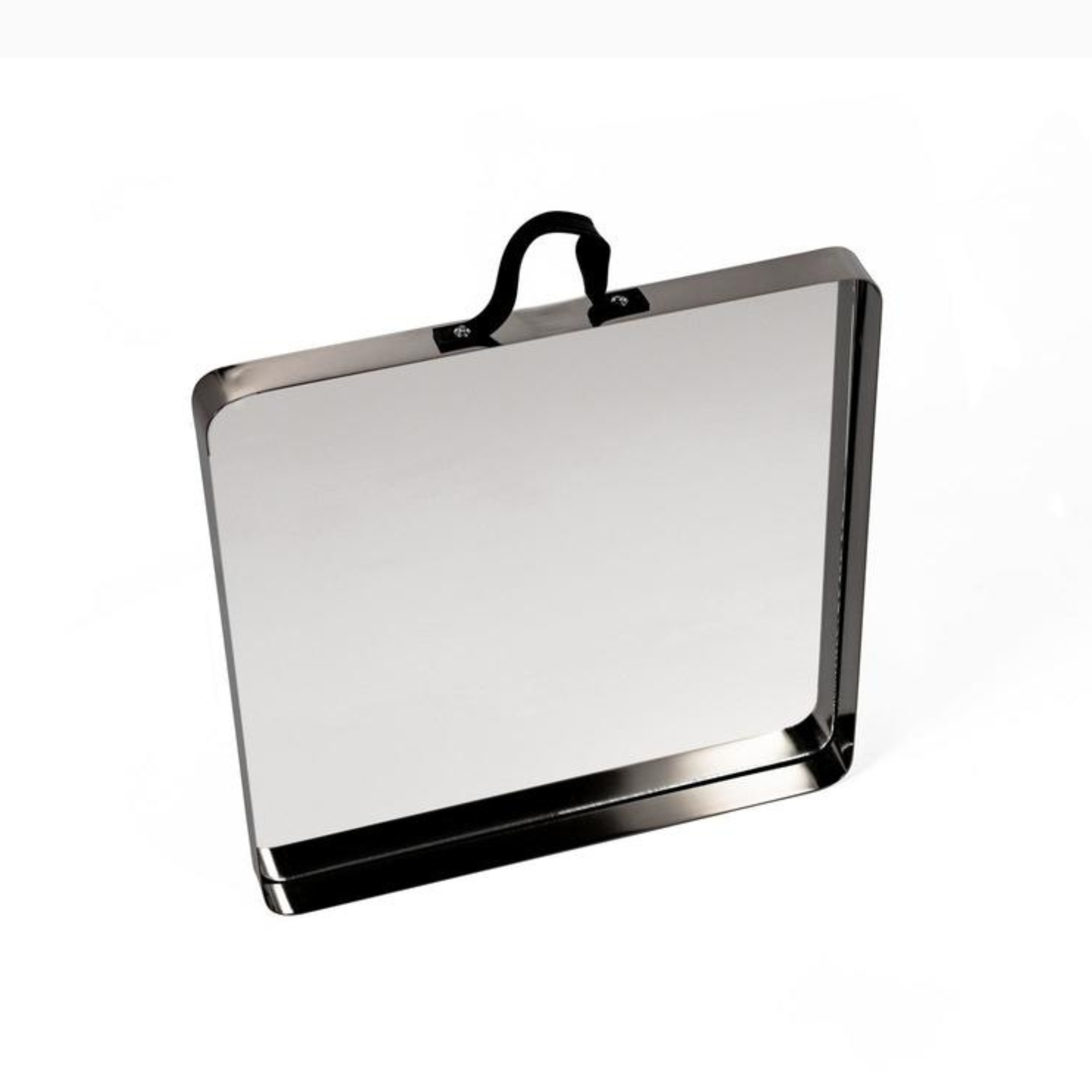 Specchio da parete quadrato "Dorothy" cornice in metallo champagne cm 45x4 55h