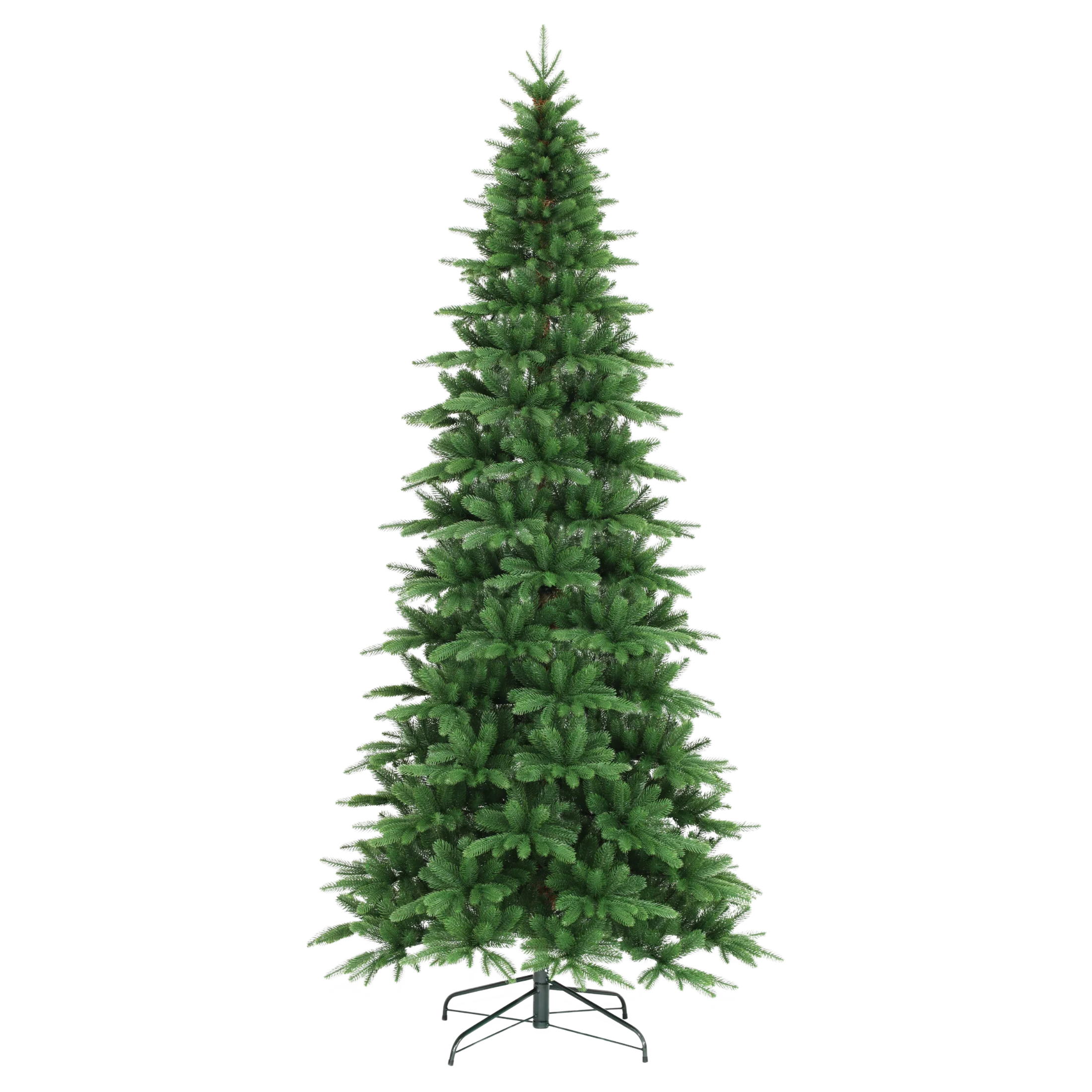 Albero di Natale slim "Zenzero" effetto Real Touch di altissima qualità