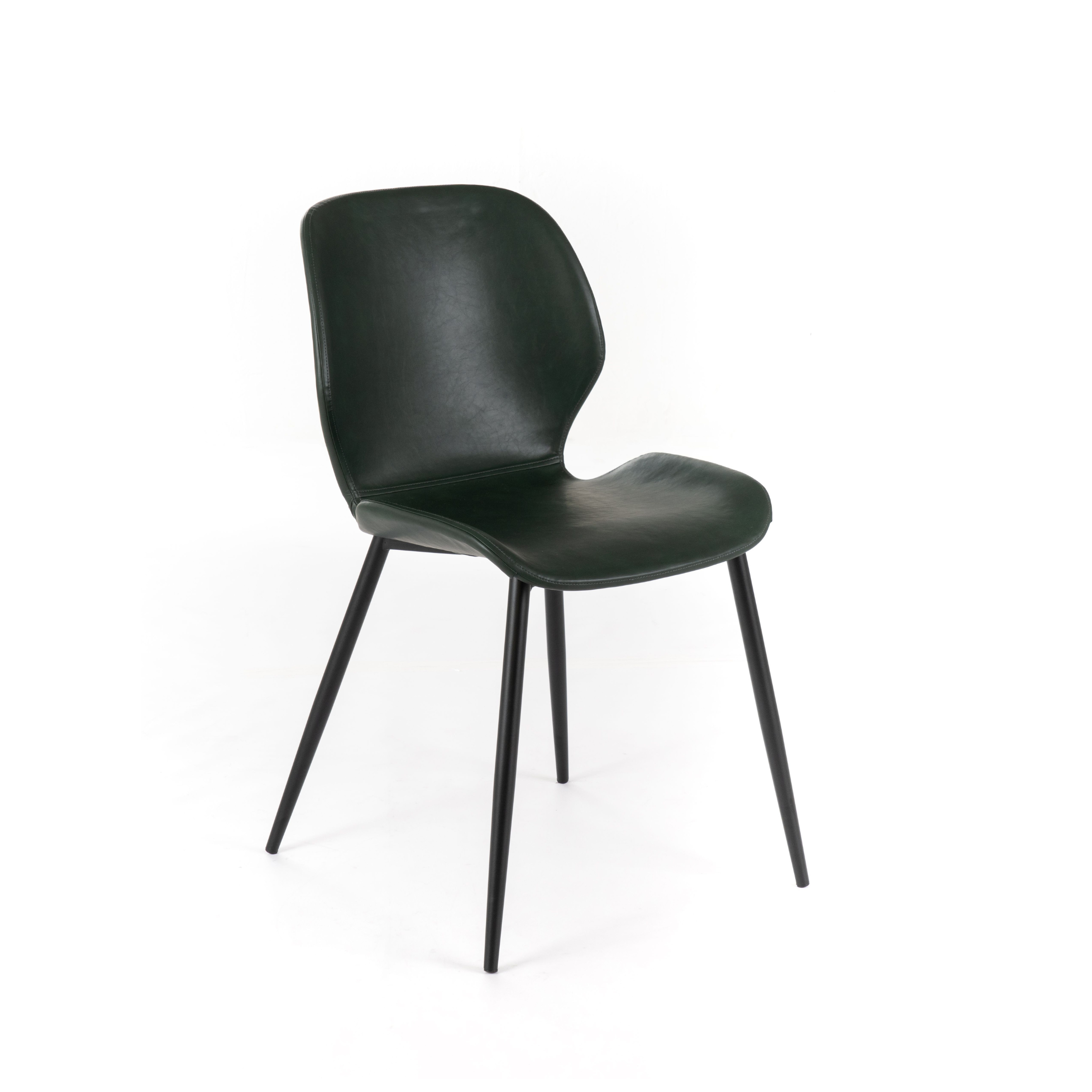 Set di sedie eleganti in similpelle "Liam" soft touch vintage cm 45x55 83h