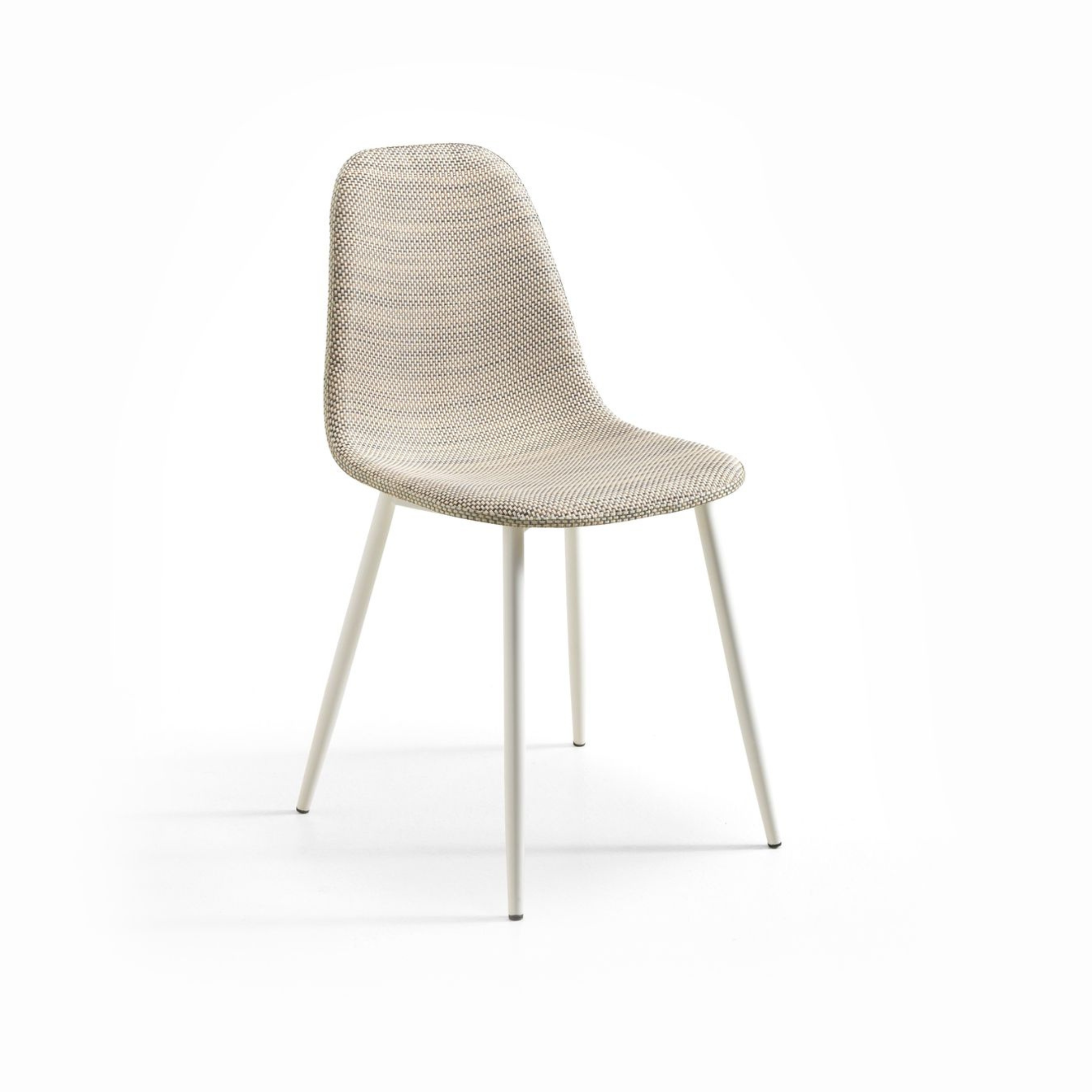 Set di sedie da pranzo in similcuoio "Florida" rattan vintage