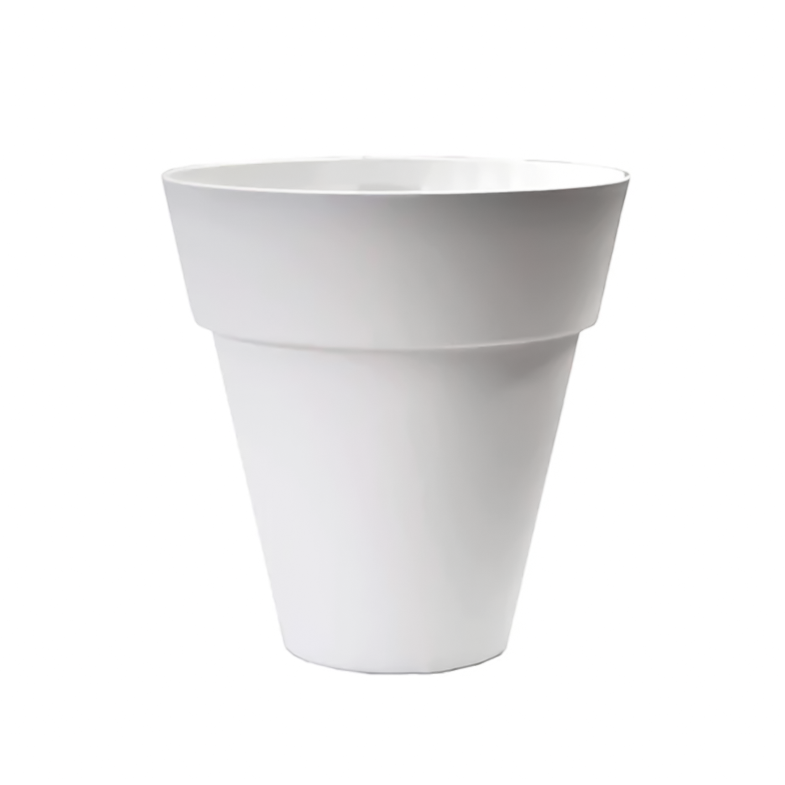 Vaso in plastica Dallas per esterno senza sottovaso cm 35x35 36h