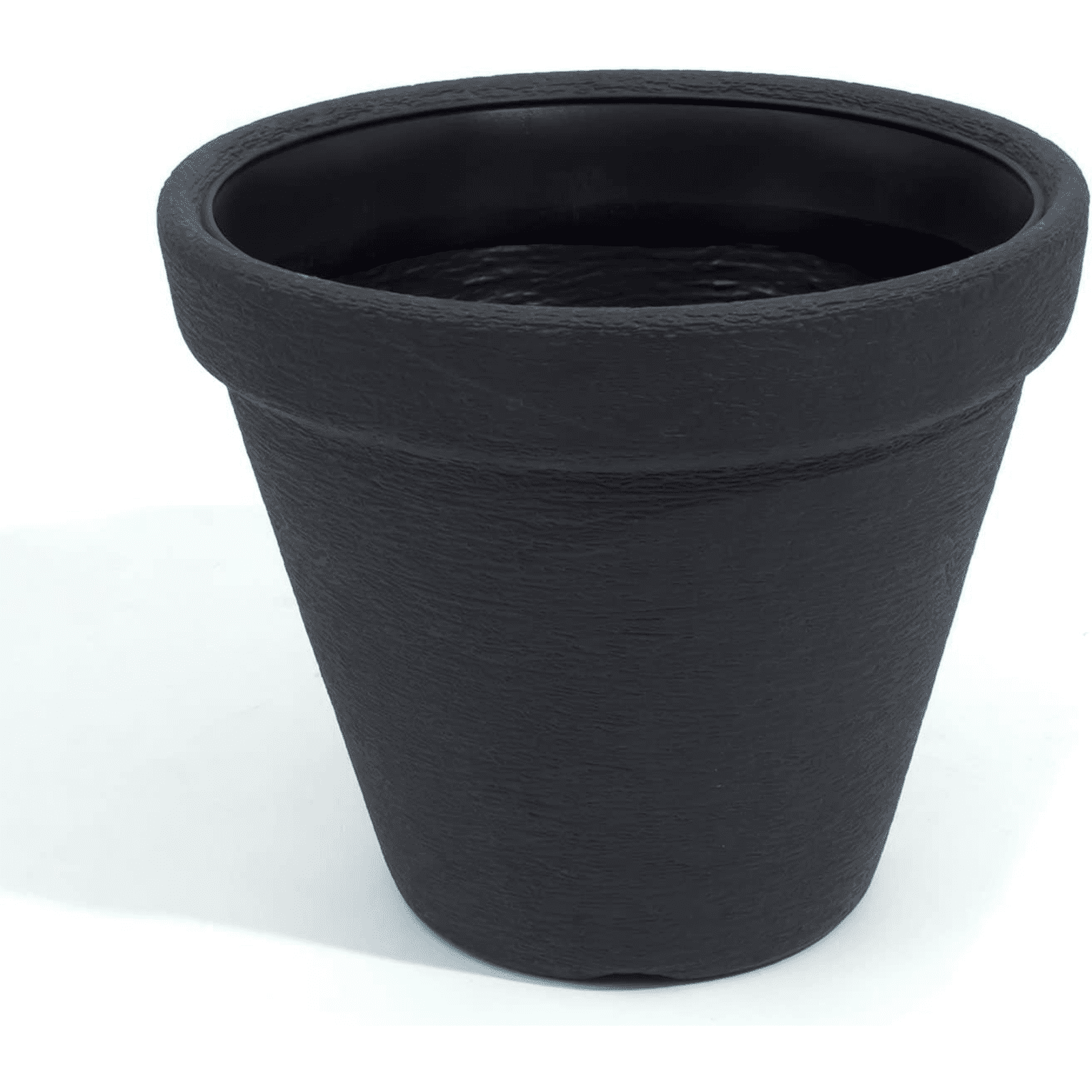 Vaso in plastica simil pietra Gea DBC per esterno senza sottovaso