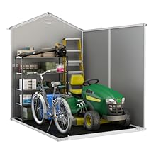 Casetta da giardino in resina "Nature glow" resistente effetto legno Manor