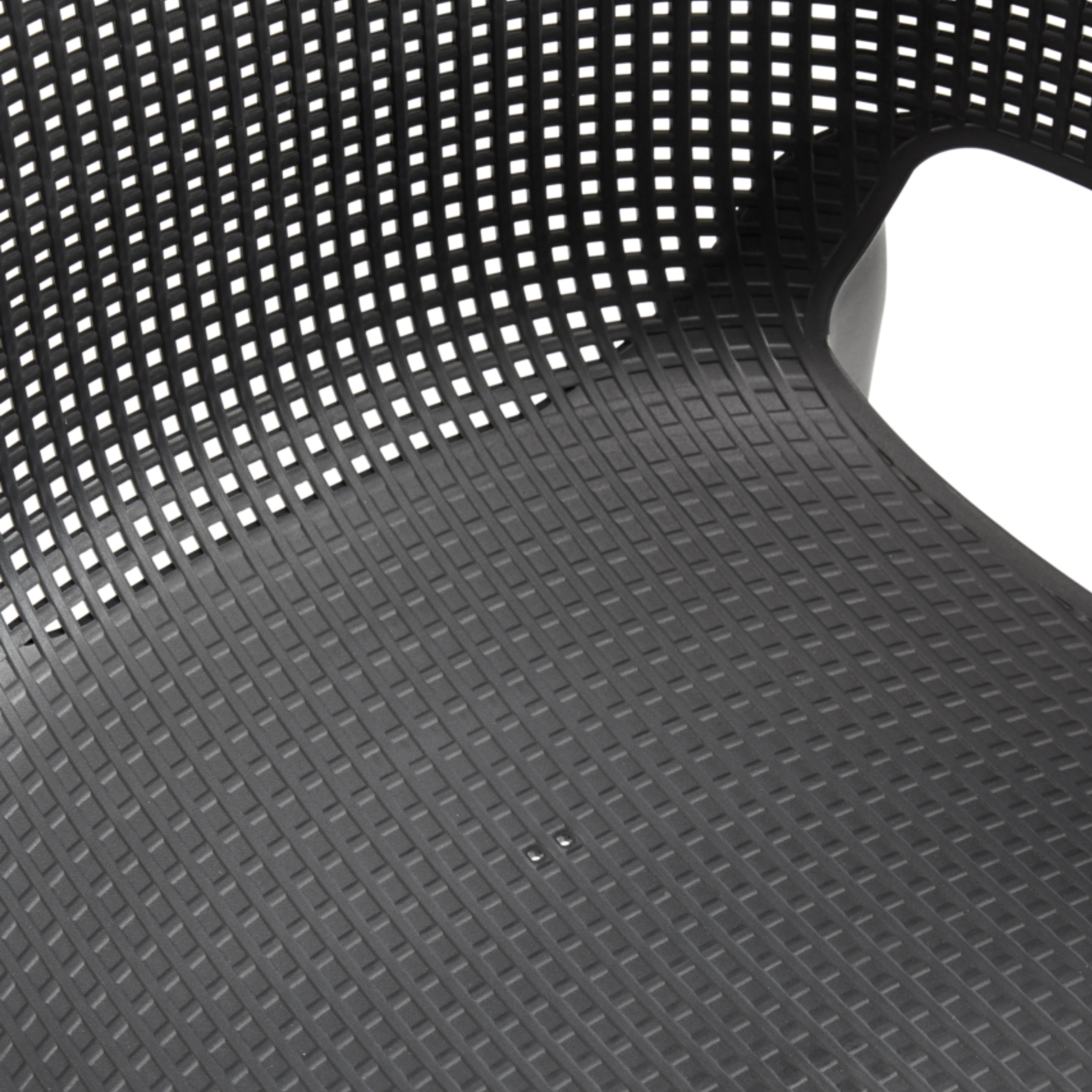 Set di 6 sedie moderne da esterno "Vancouver" in resina cm 57,7x62,5 79h