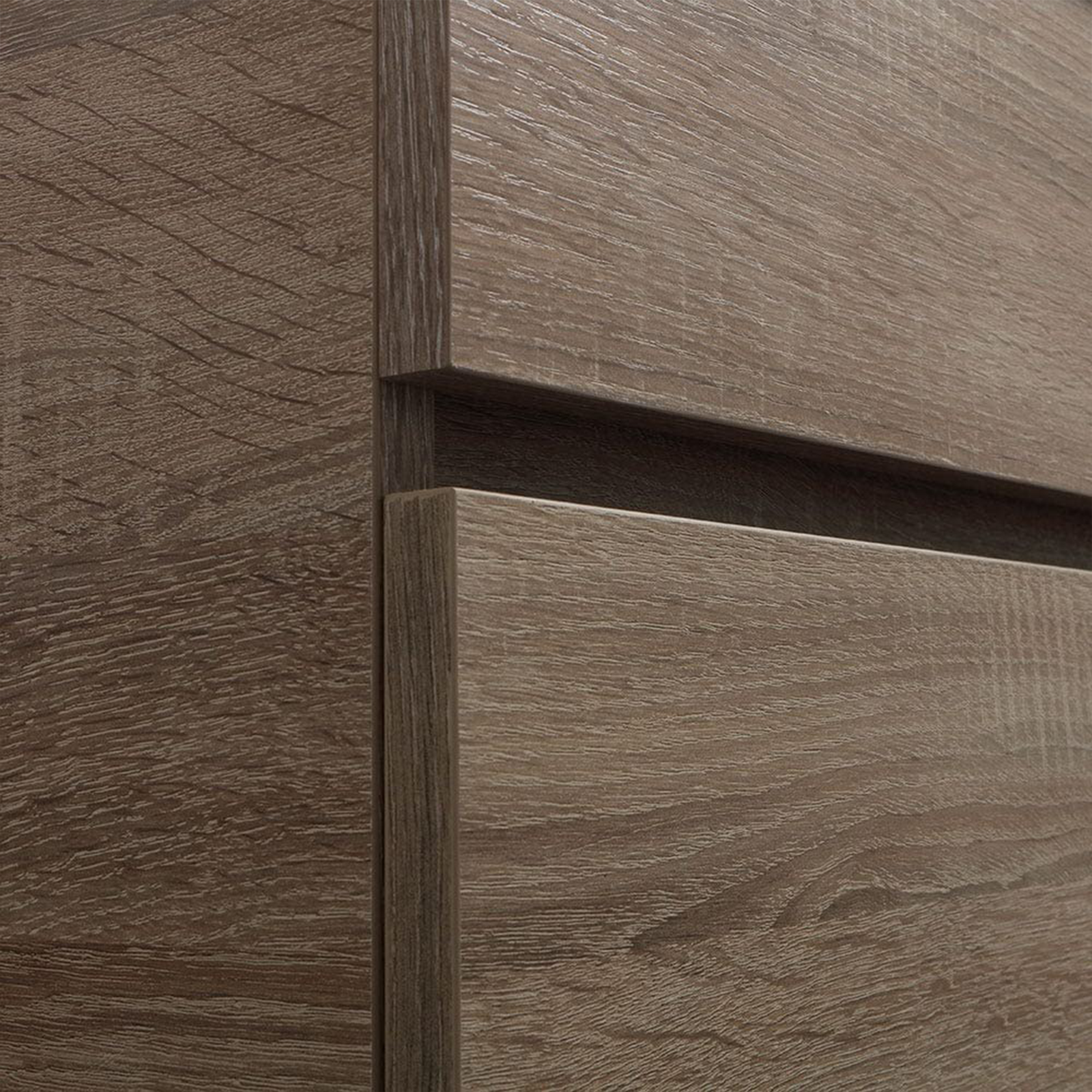 Mobile da bagno sospeso "Bogotà" con lavabo in ceramica cassettiera e specchio led