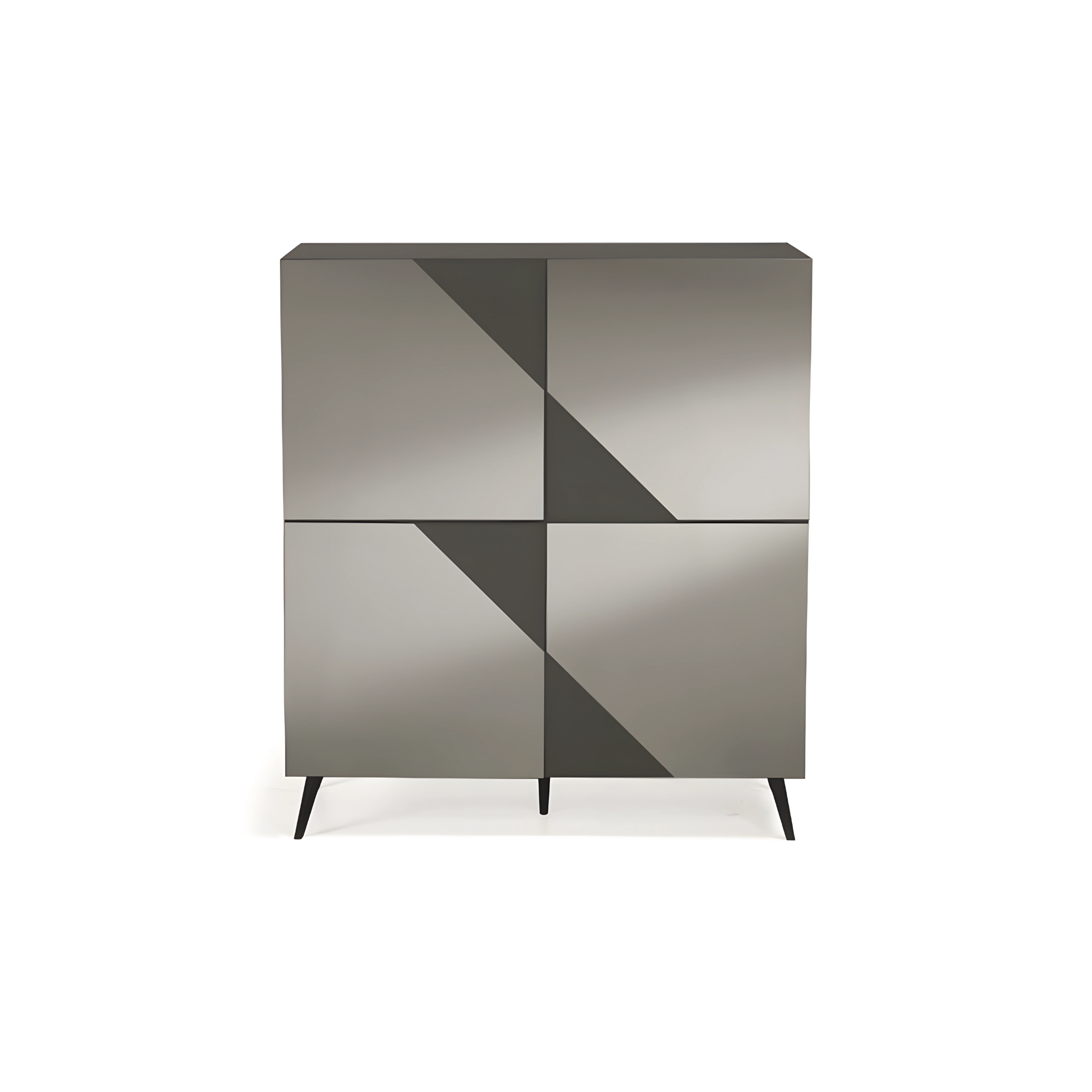 Madia 4 ante con specchio "Mirrors" già assemblata cm 120x50 h140