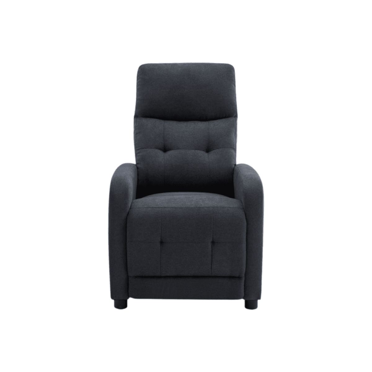 Poltrona reclinabile manuale "Rey" in tessuto liner cm 65,5x85,5 102,5h - MondoViro