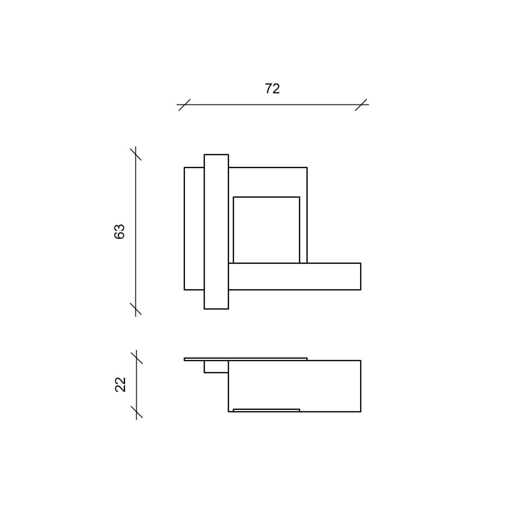 Caminetto bioetanolo "Thomas" da parete in vetro temperato cm 72x22 63h