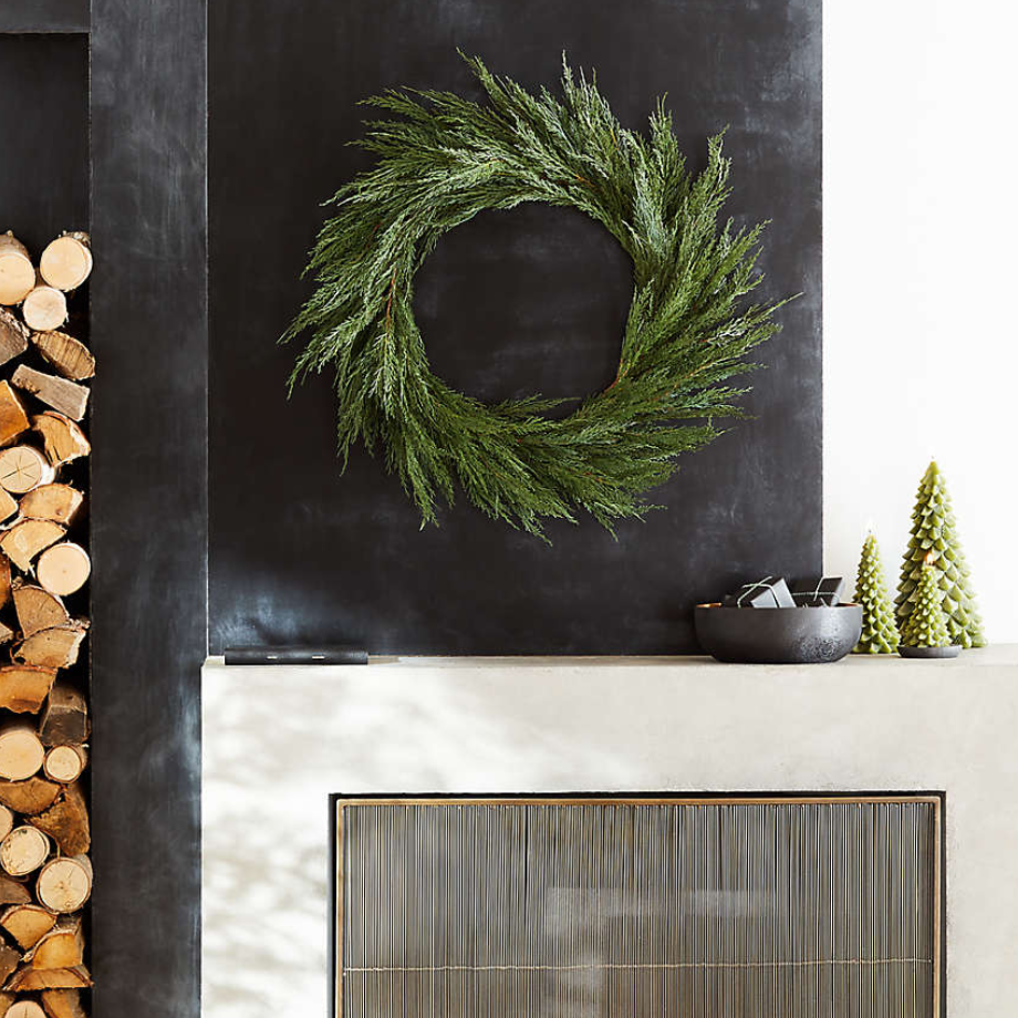 Ghirlanda natalizia Cipresso "Kleo" in Pe effetto Real Touch da Ø 60 cm
