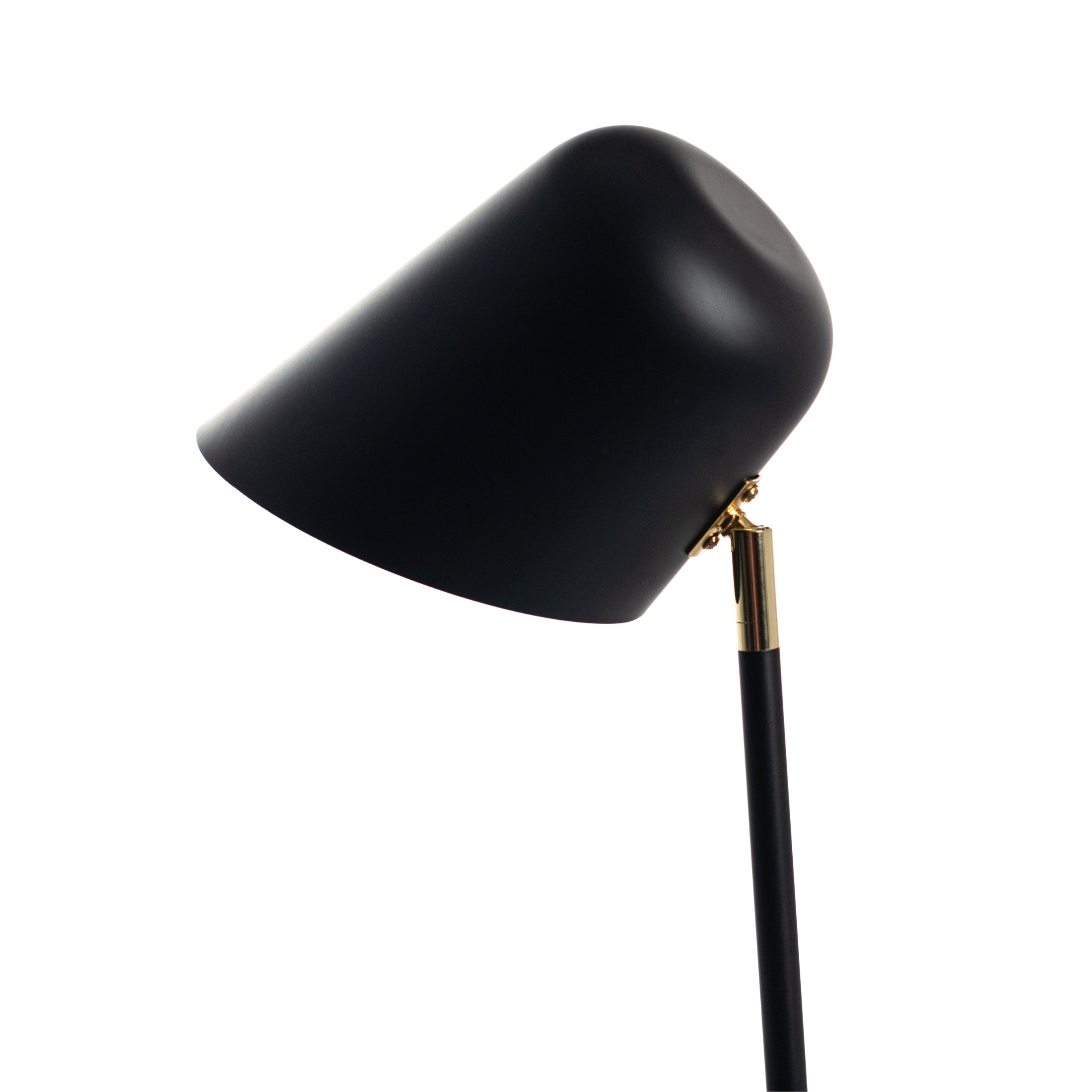 Lampada in metallo con paralume "Mirror" da terra e tavolo