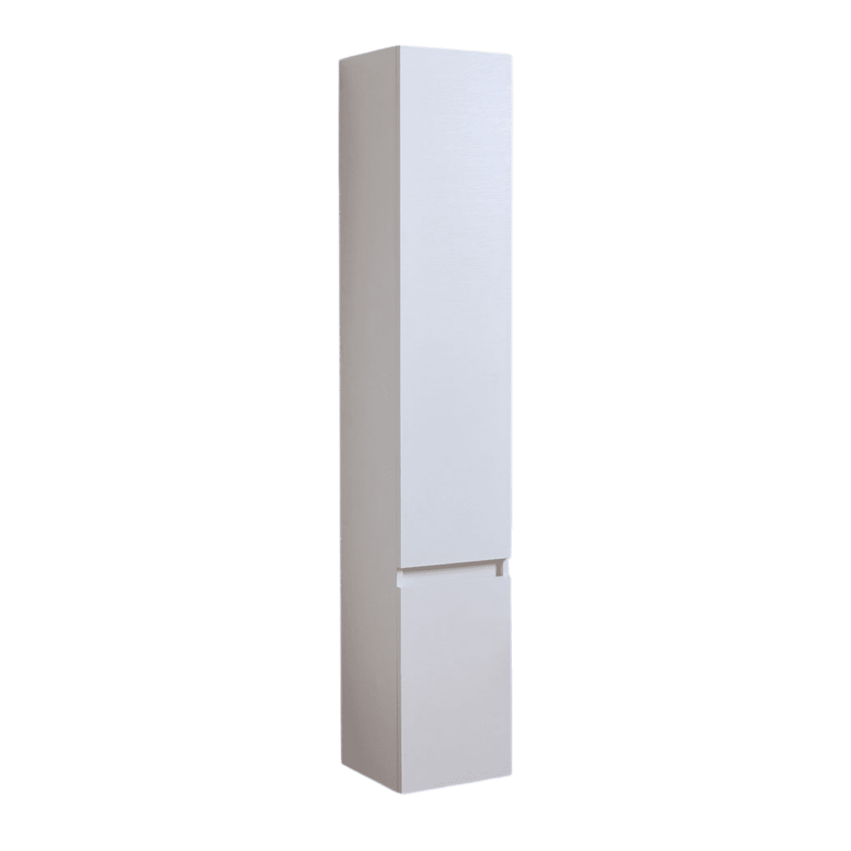 Pensile alto sospeso bianco effetto legno a due ante cm 30x30 170h - MondoViro