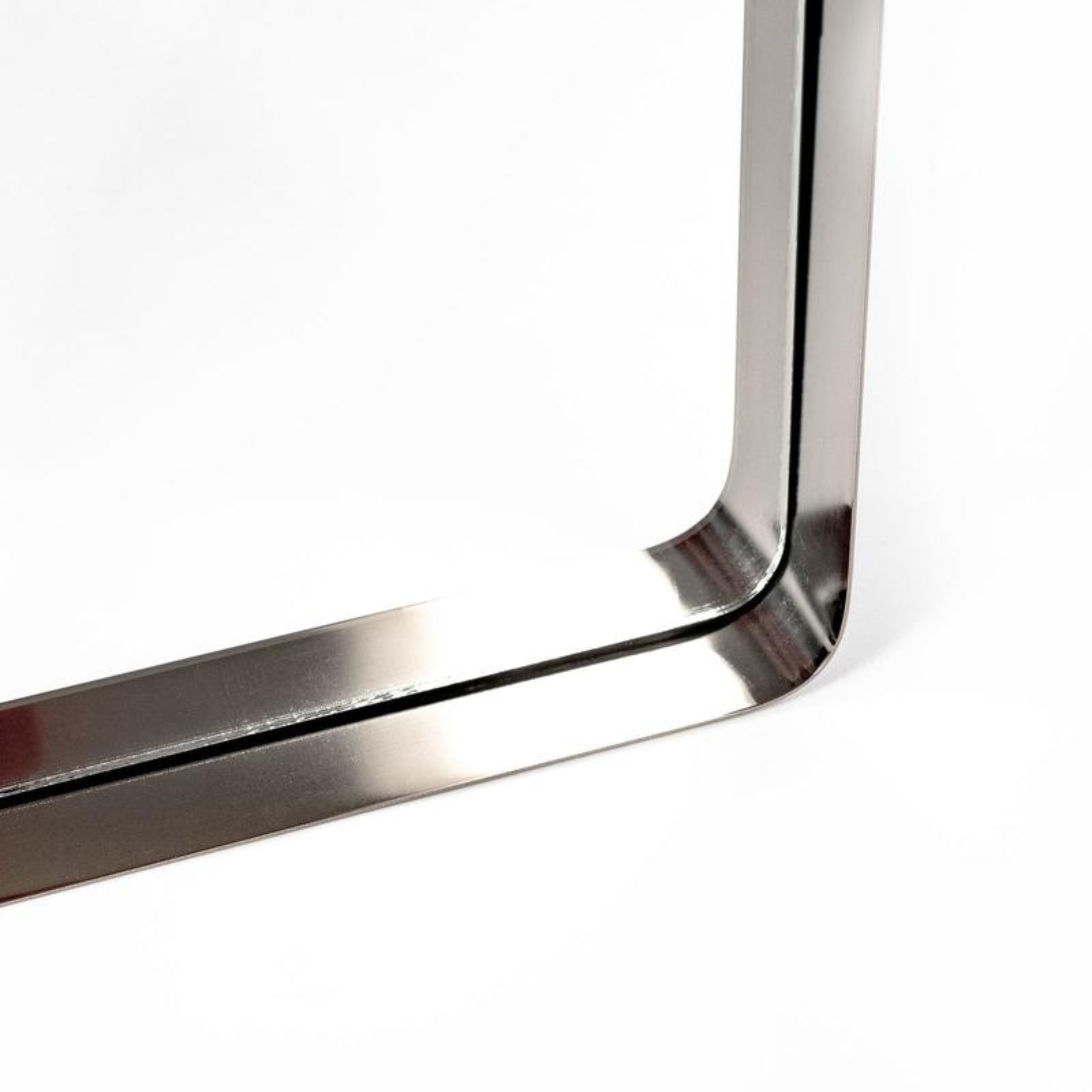 Specchio da parete quadrato "Dorothy" cornice in metallo champagne cm 45x4 55h