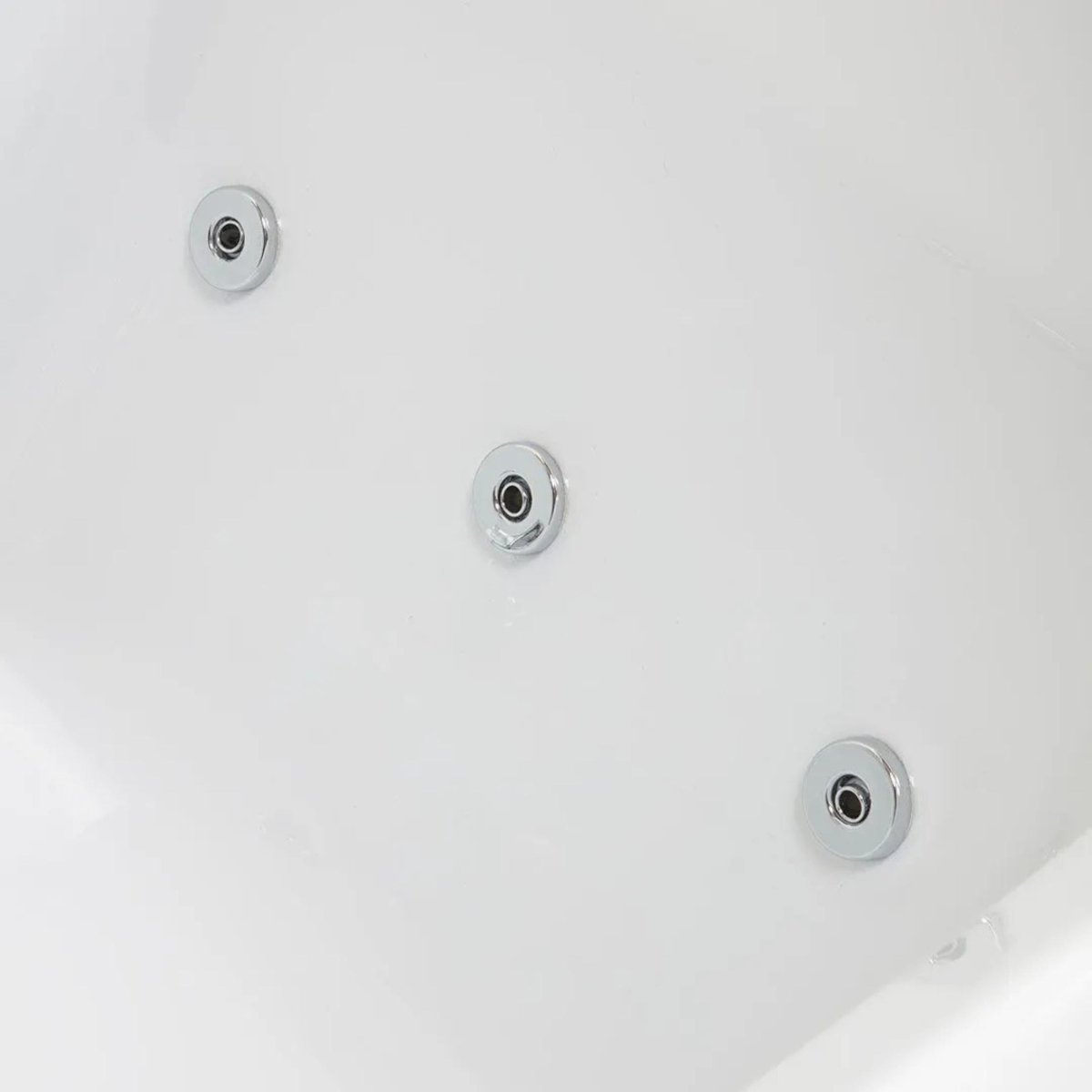 Vasca da bagno idromassaggio ad angolo "Elsa" in acrilico bianco cm 170x70 58h - MondoViro