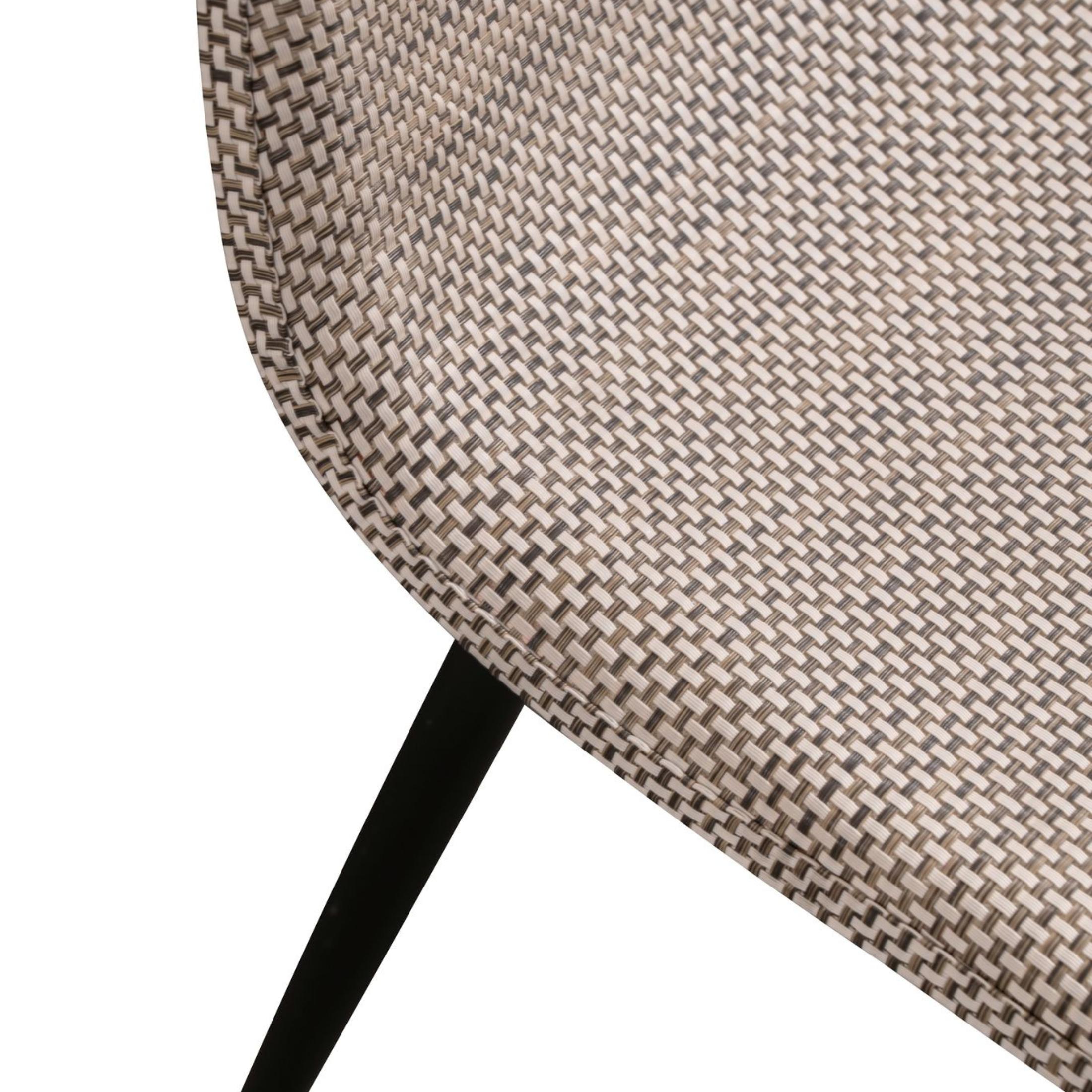 Set di sedie da pranzo in similcuoio "Florida" rattan vintage