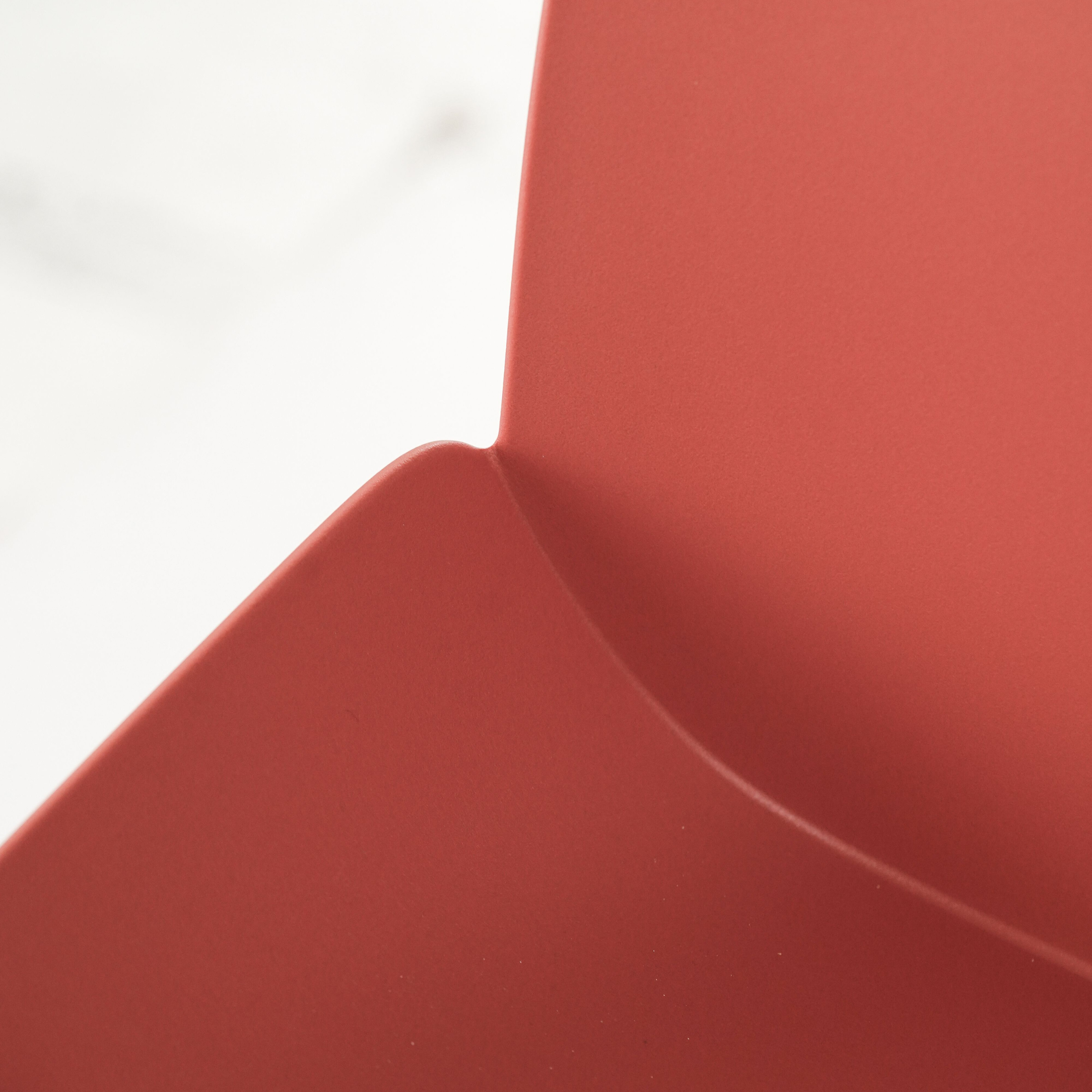 Set di sedie moderne in polipropilene "Azzurra" con struttura in metallo verniciato da soggiorno