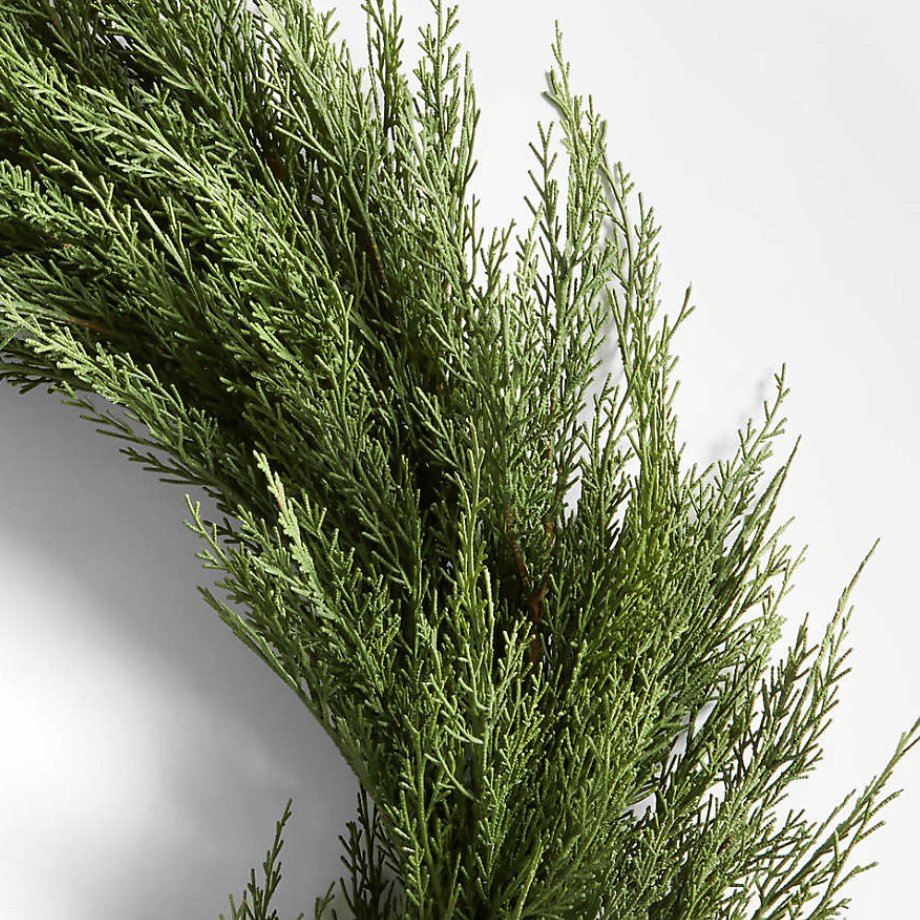 Ghirlanda natalizia Cipresso "Kleo" in Pe effetto Real Touch da Ø 60 cm - MondoViro