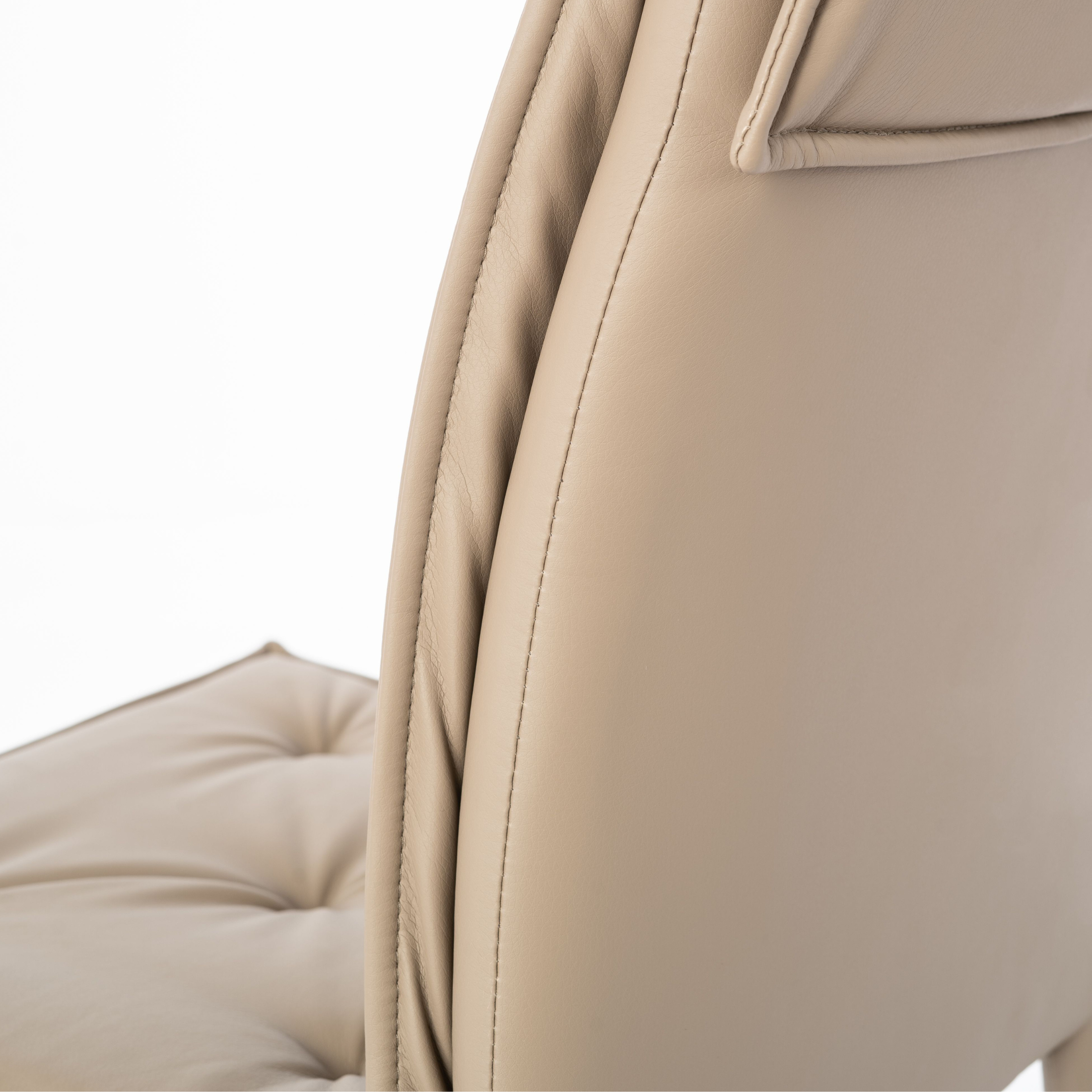 Set di sedie imbottite in similpelle "Sofistiq" poltrone moderne cm 56x44 91h