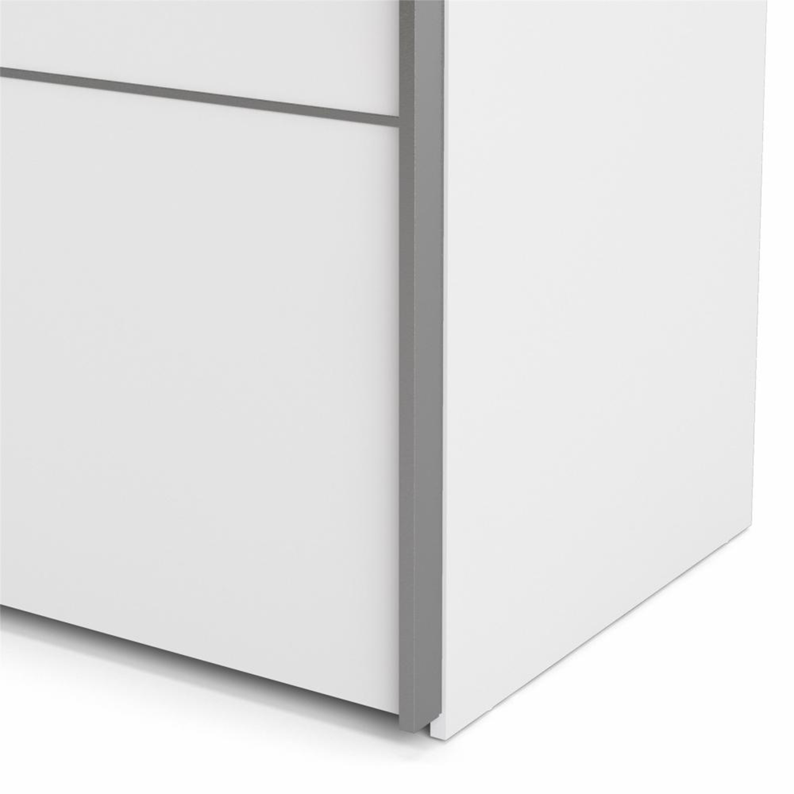 Armadio in legno moderno "Verona" 2 ante scorrevoli camera da letto cm 182x64 201h