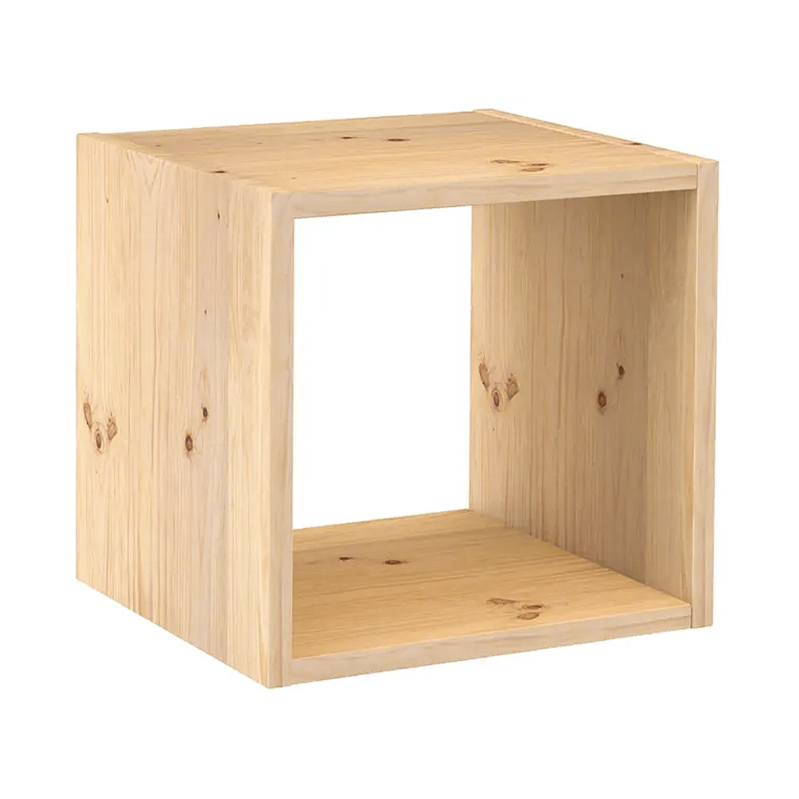 Libreria componibile in legno "Cubo" scaffale modulare da muro con vani a giorno