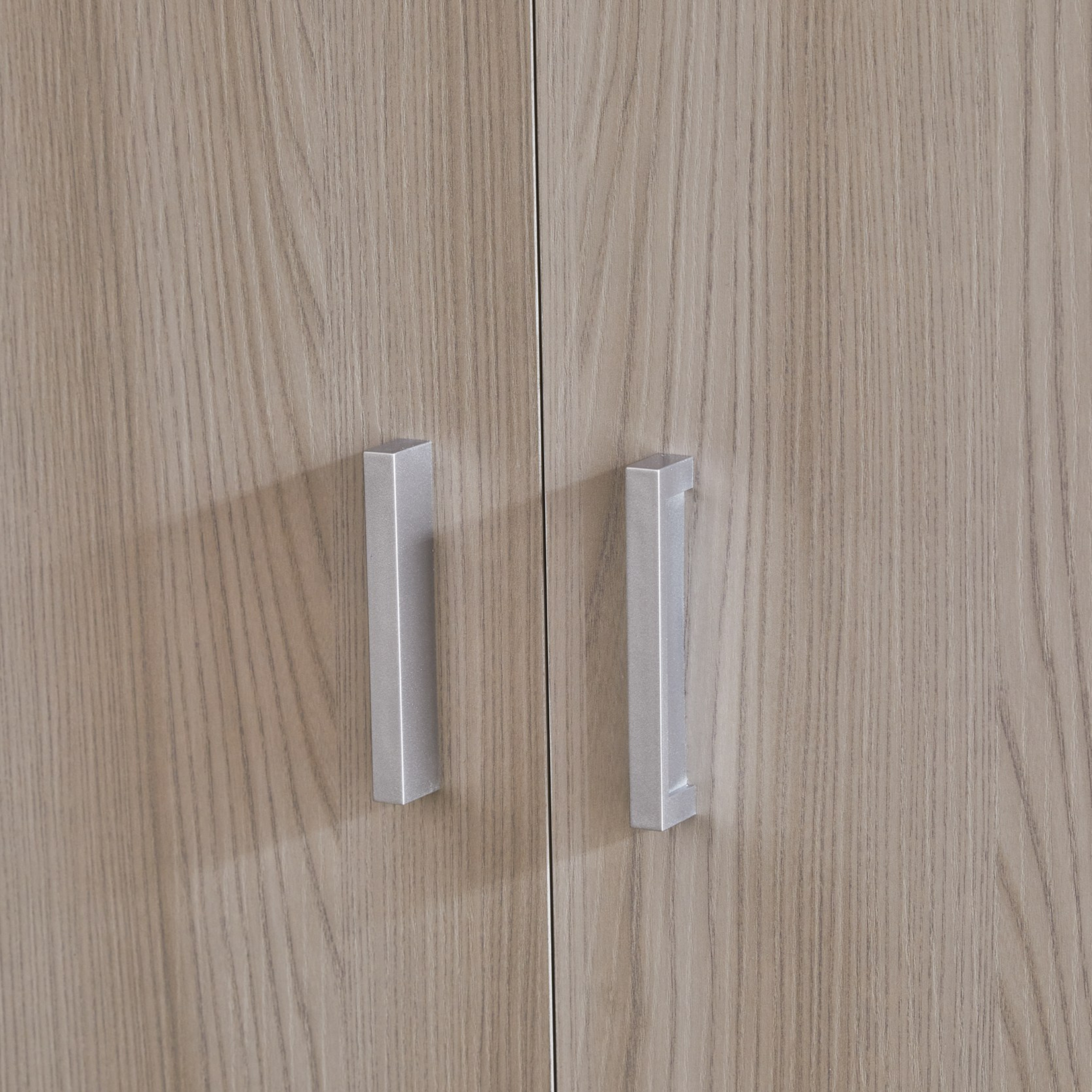 Mobile 2 ante in legno con piedini "Venere1" armadio moderno cm 83x29 190h