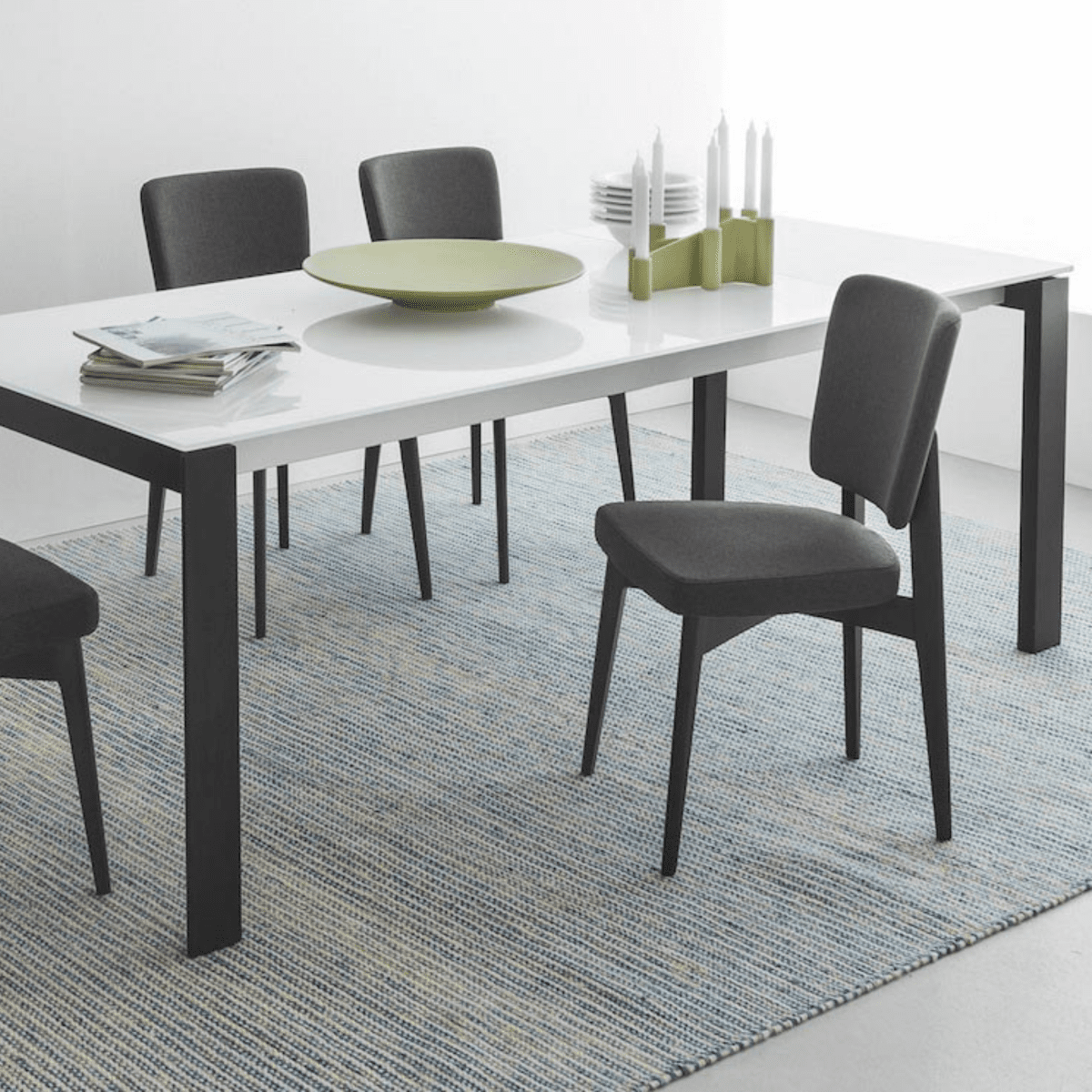 Set di sedie da soggiorno "Escudo" struttura in legno di faggio massello cm 45x53 85h - MondoViro