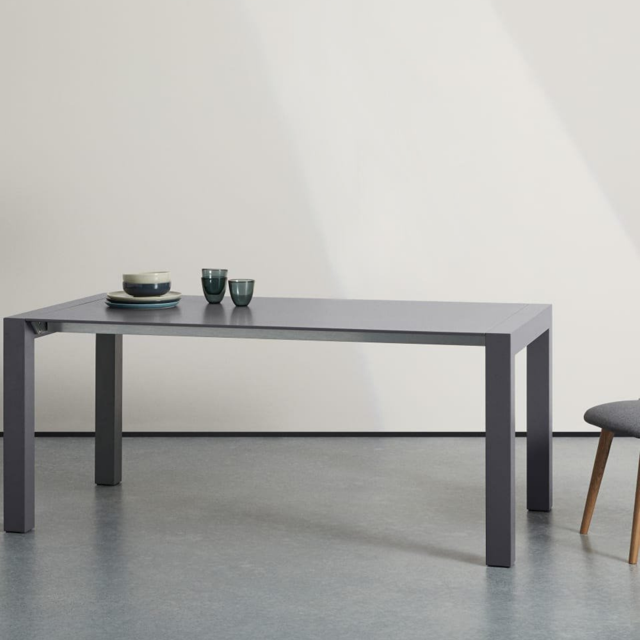 Tavolo allungabile in legno da pranzo "Snooker" 12 posti cm 174/264x90 76h