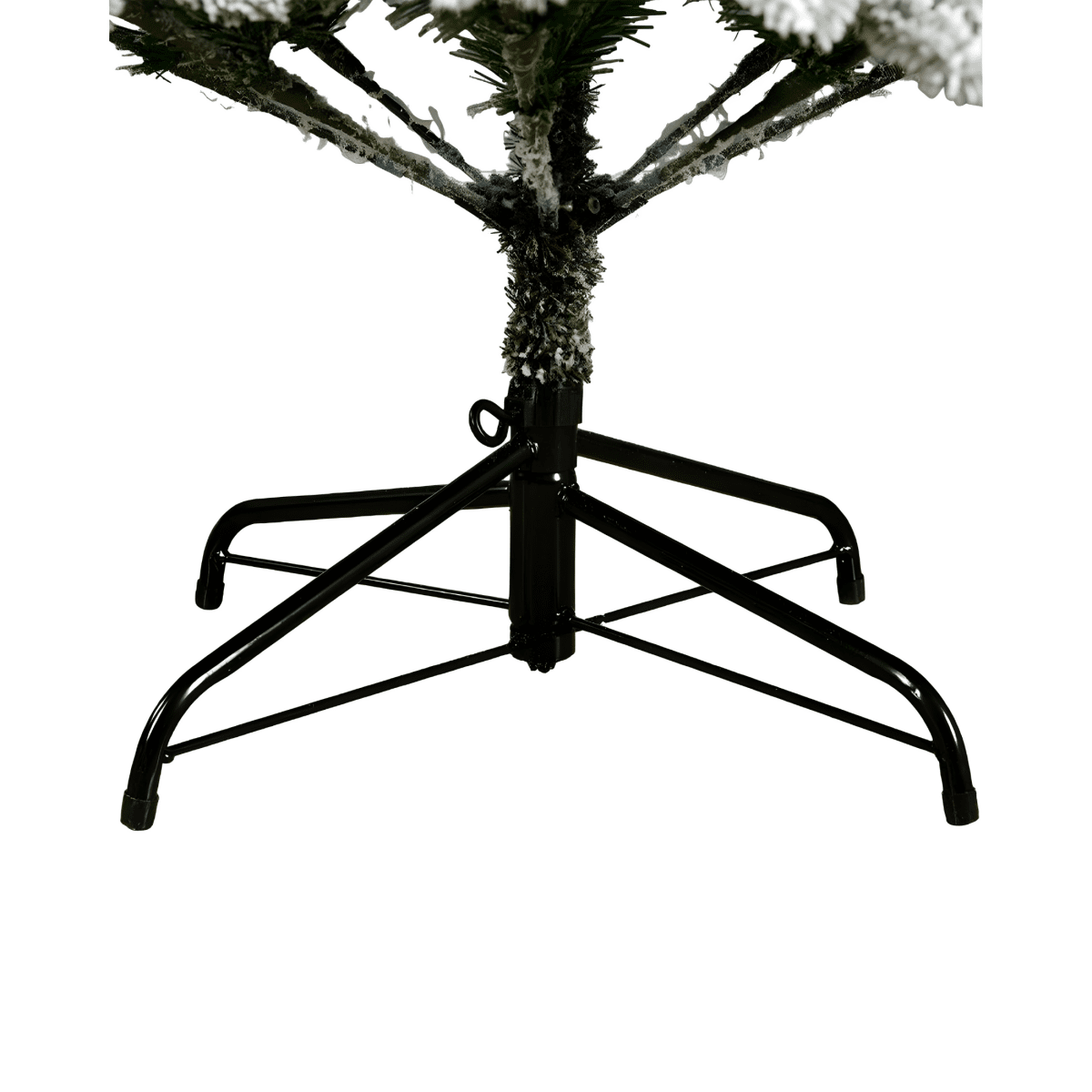 Albero di Natale innevato "Cristalgem" con Led e bacchetta magica in PE Effetto Real Touch + PVC + Flock - MondoViro