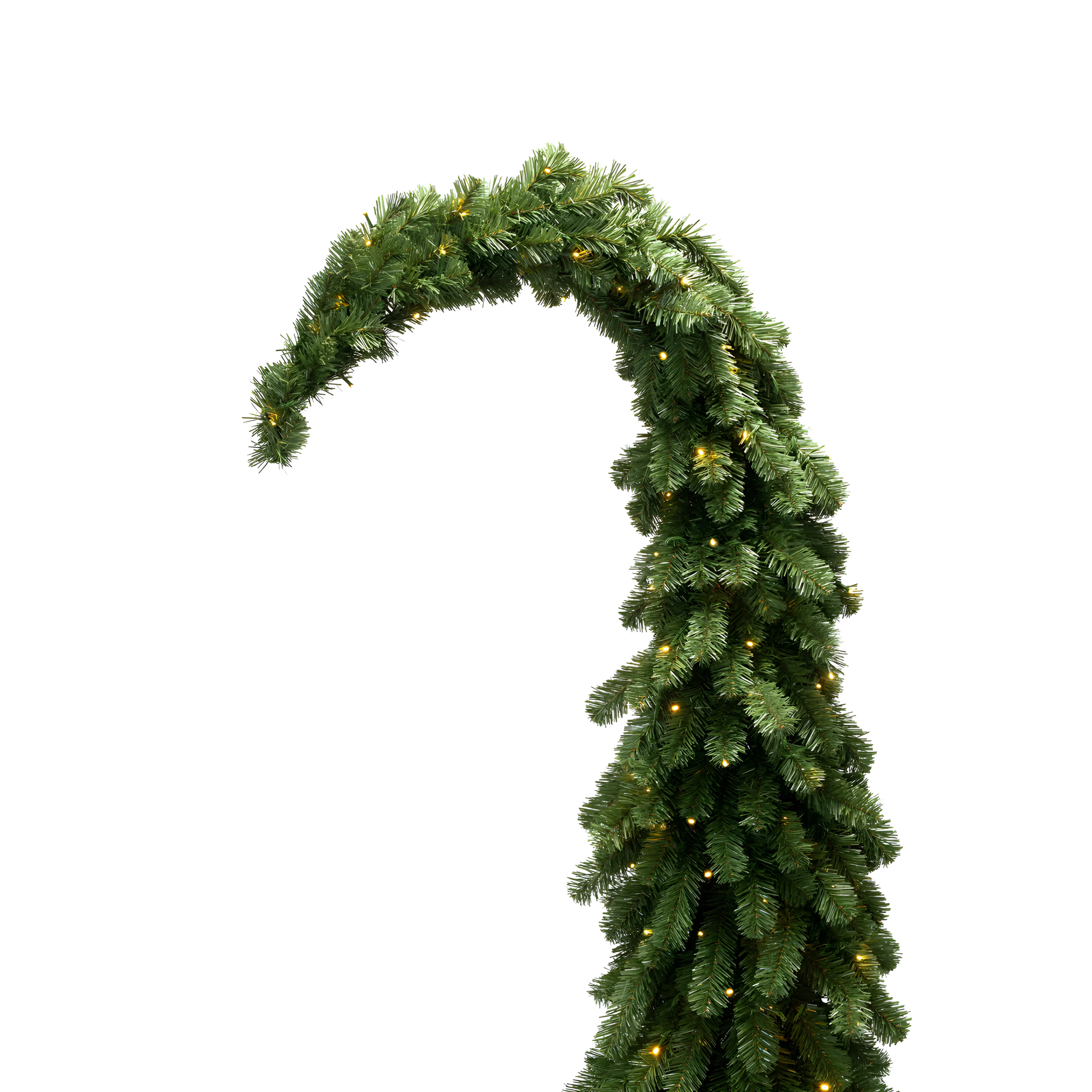 Albero di Natale "Grix" con Led integrati, in PVC di altissima qualità cm 210h