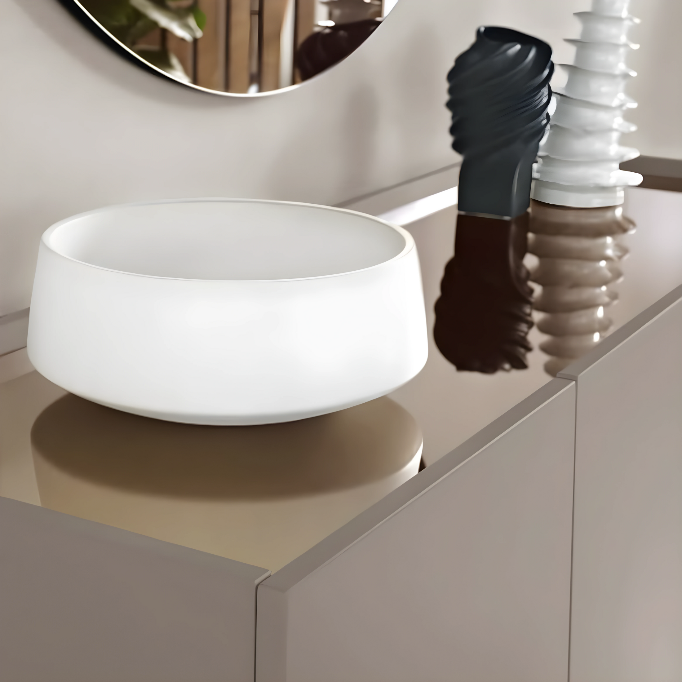 Madia 3 ante moderna già assemblata "Toledo" in nobilitato cm 160x50 89h