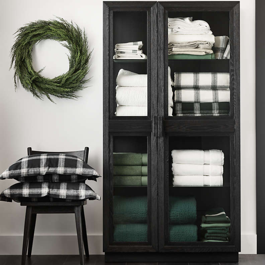 Ghirlanda natalizia Cipresso "Kleo" in Pe effetto Real Touch da Ø 60 cm